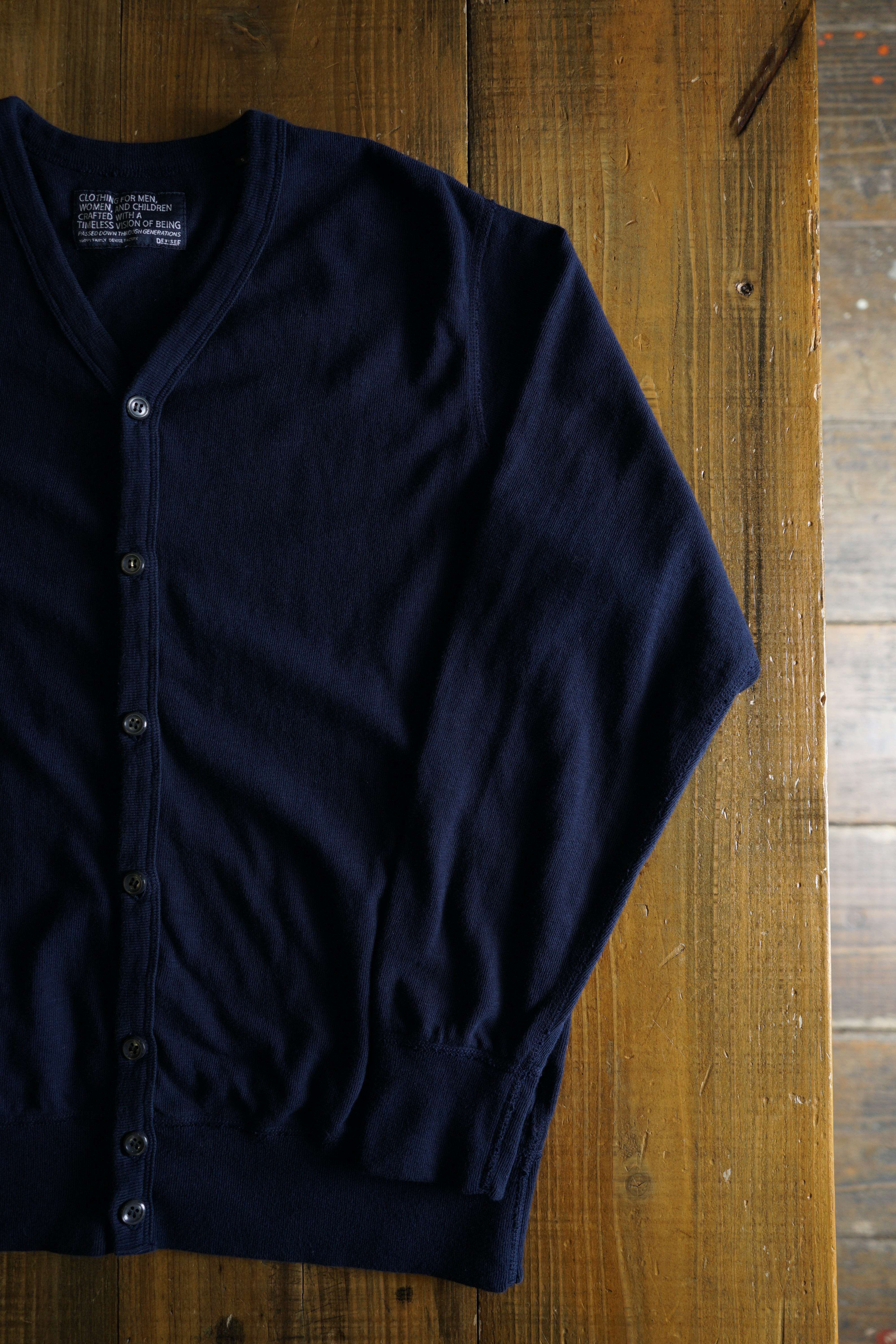 Cotton Relaxed Cardigan - DEVISE FACTORY