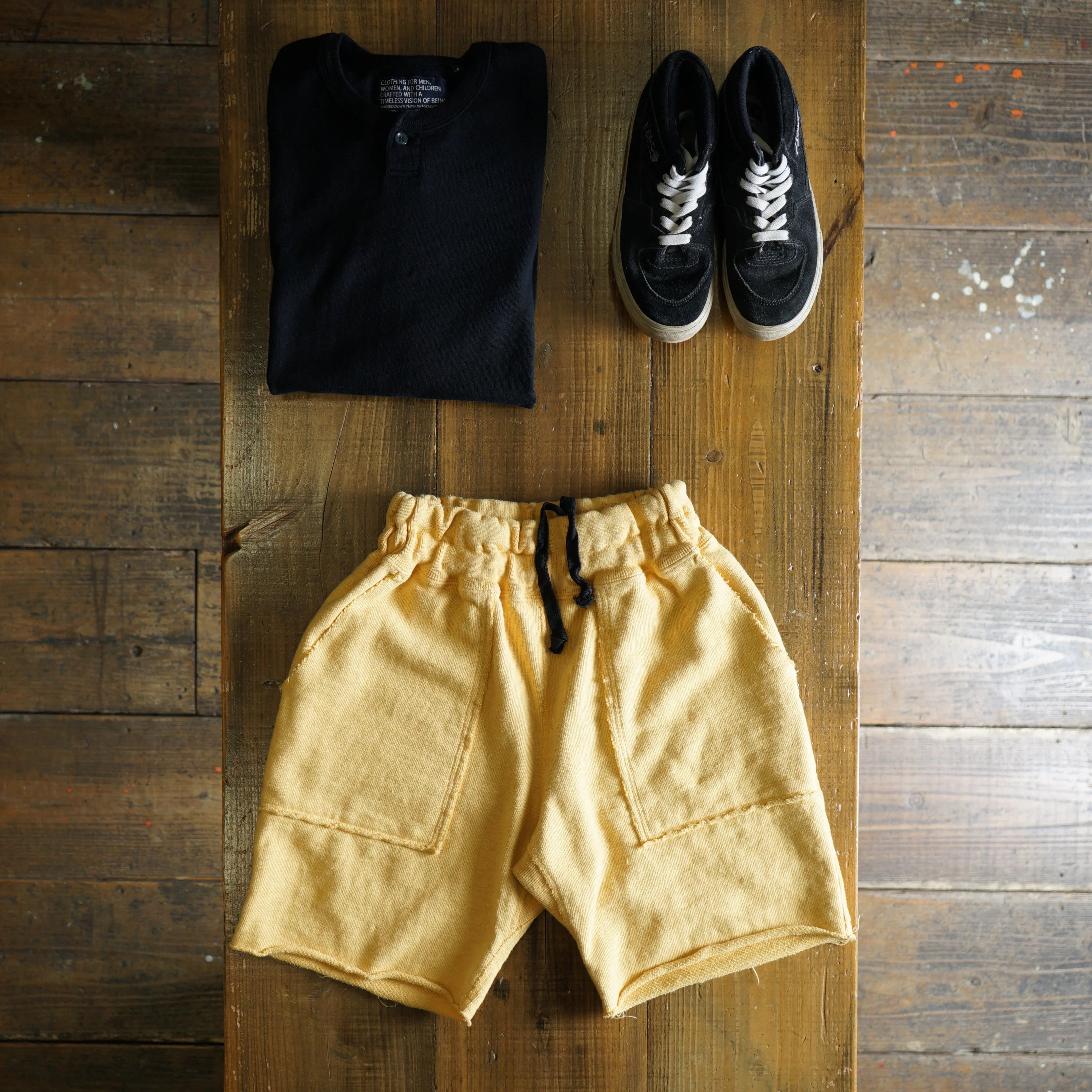 Cotton Cut-Off Shorts - DEVISE FACTORY