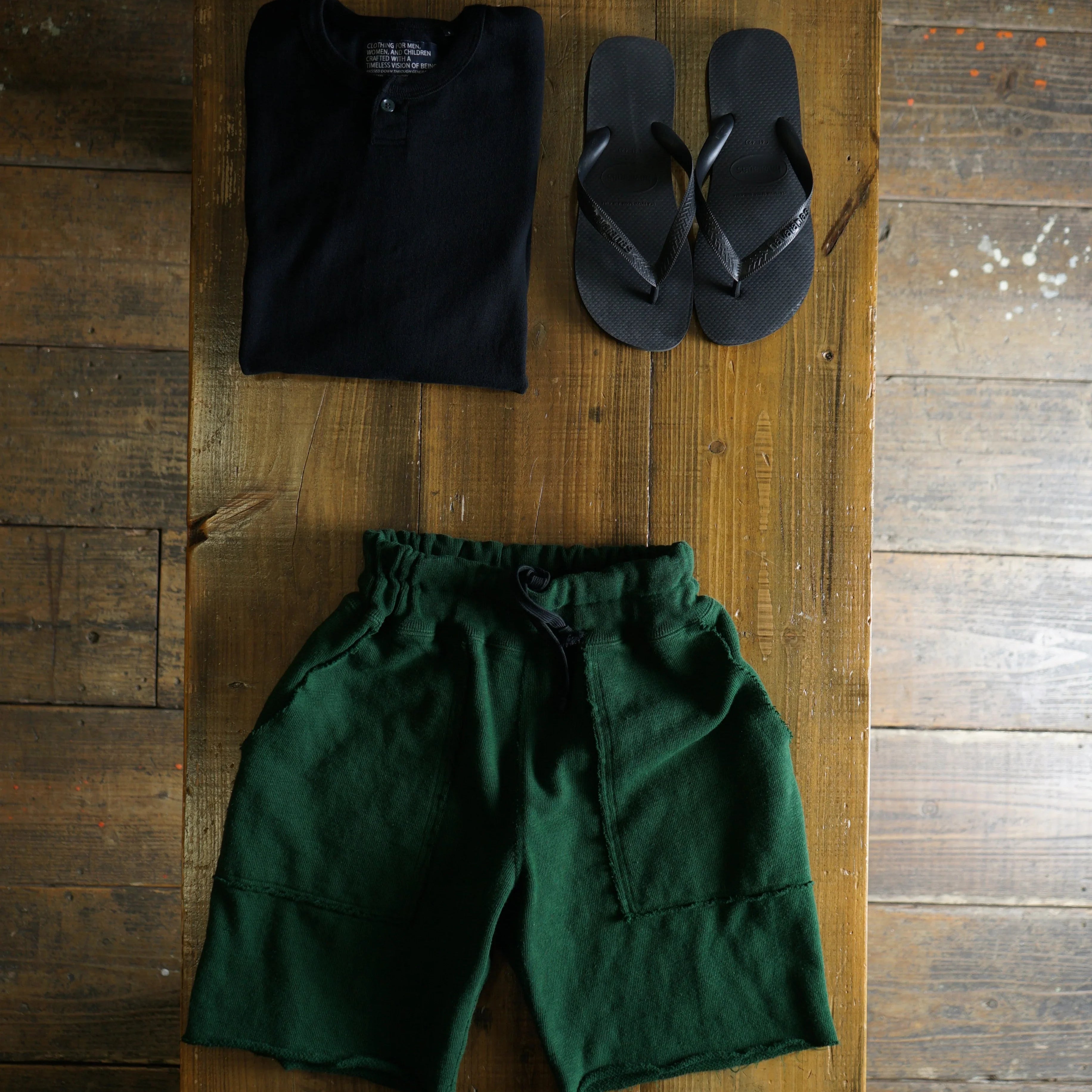 Cotton Cut-Off Shorts - DEVISE FACTORY