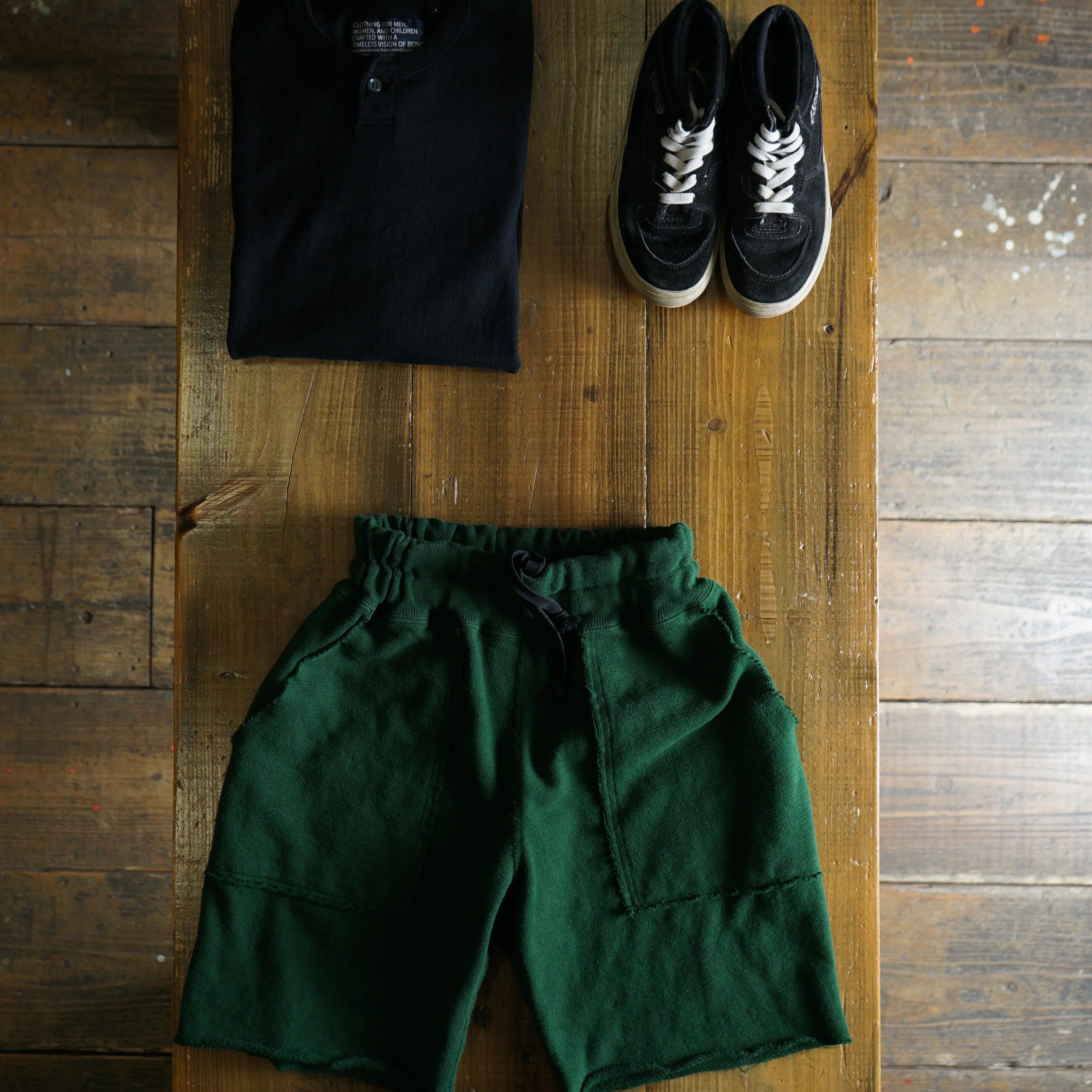 Cotton Cut-Off Shorts - DEVISE FACTORY