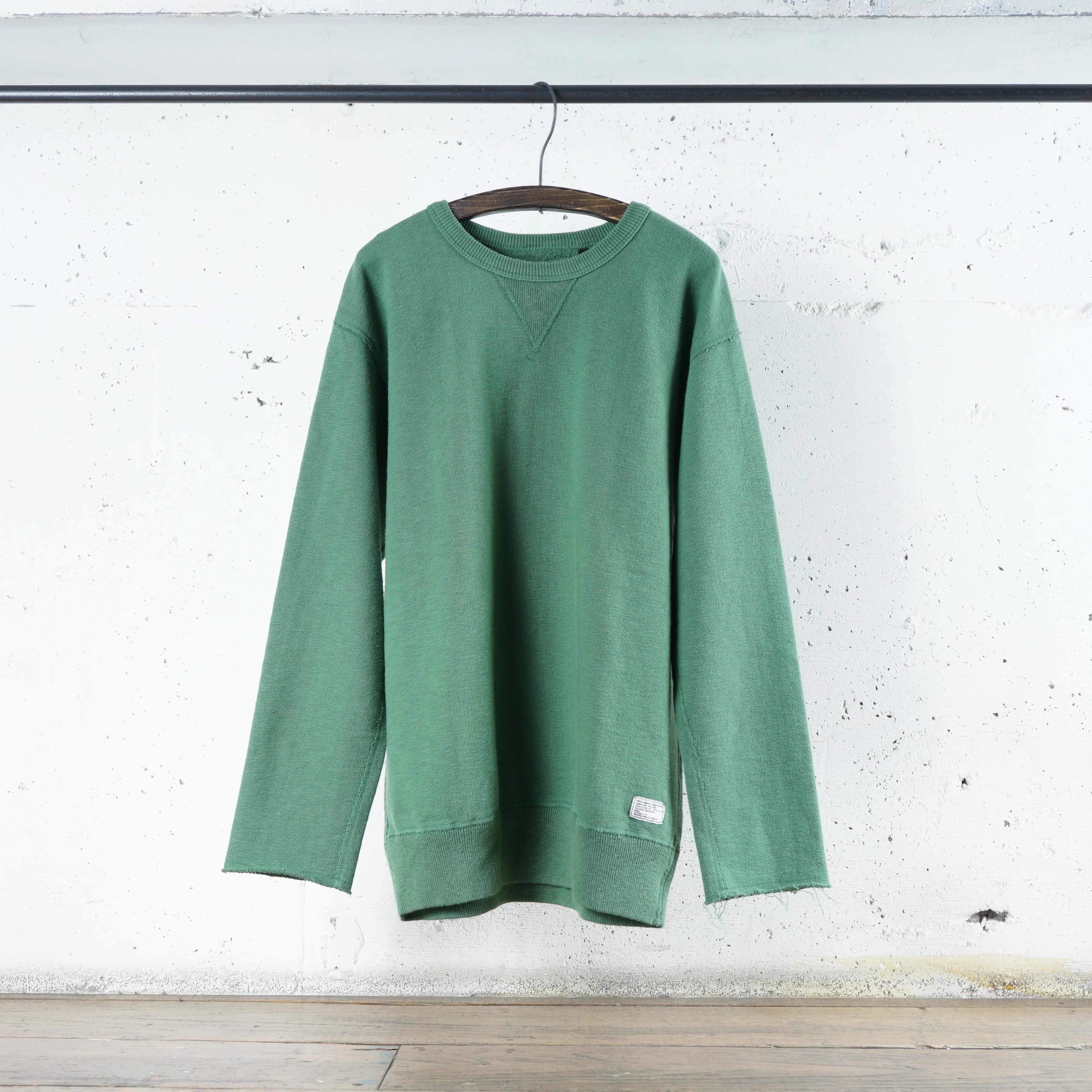 Cotton Cut-Off Sweatshirt with Label - DEVISE FACTORY