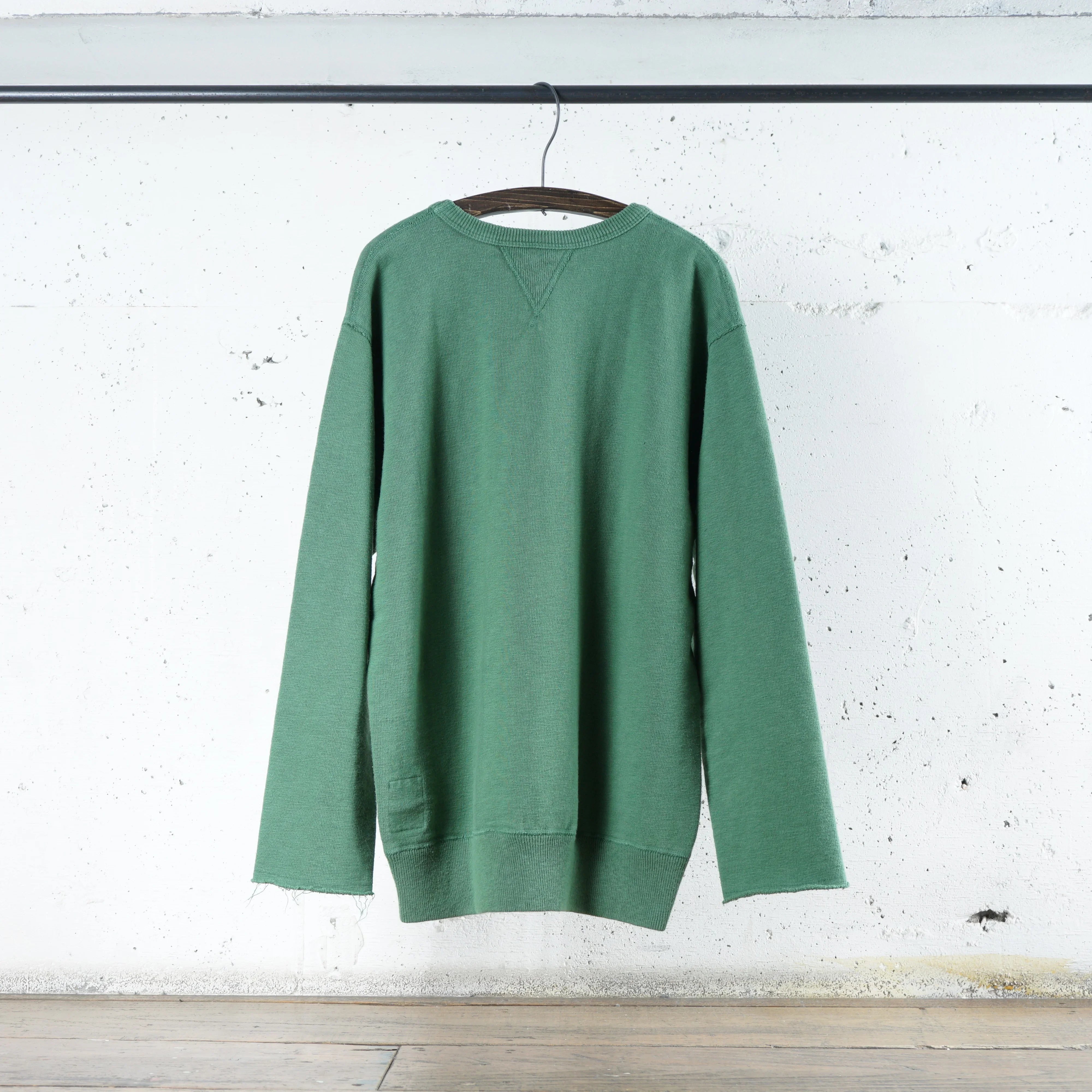 Cotton Cut-Off Sweatshirt with Label - DEVISE FACTORY