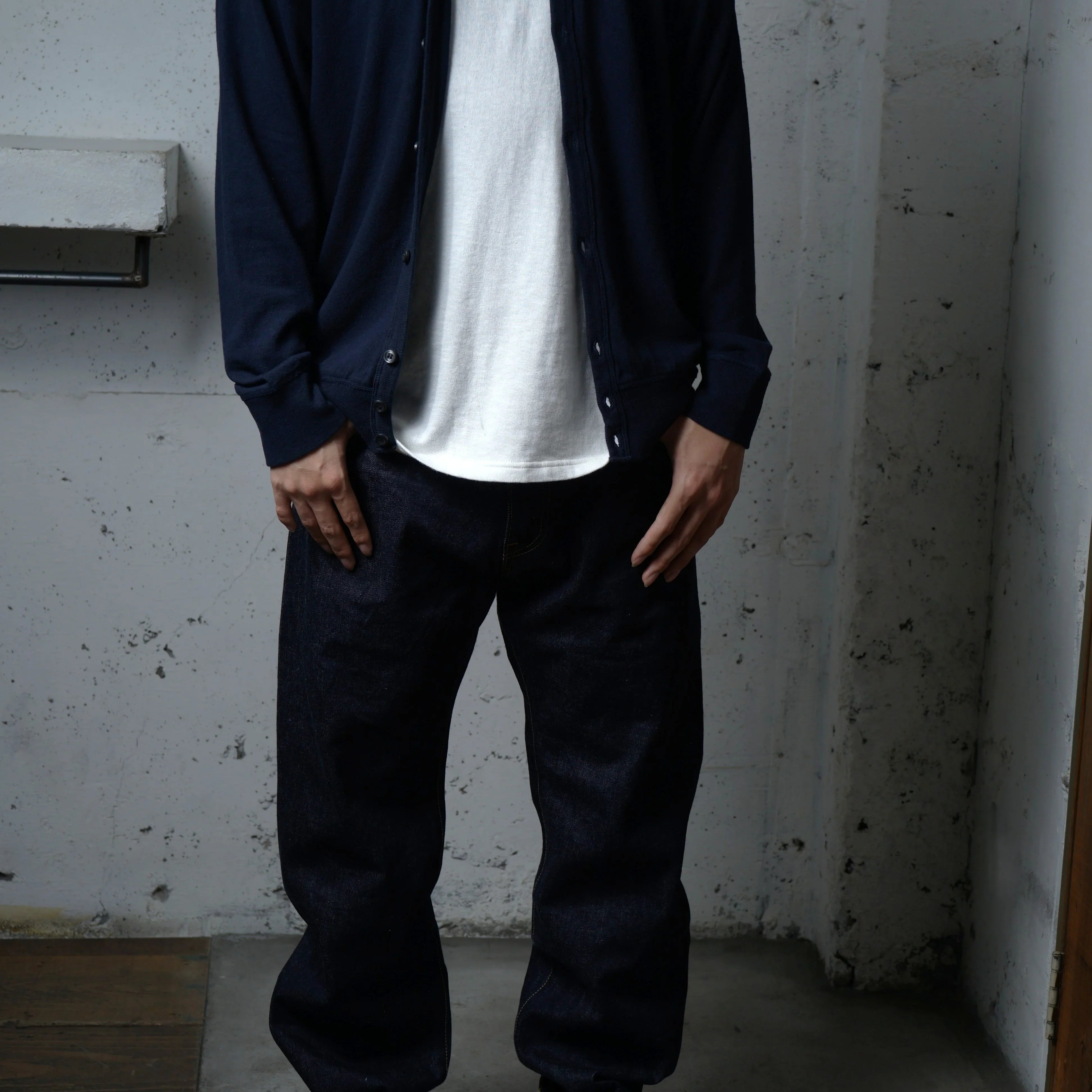 Cotton Relaxed Cardigan - DEVISE FACTORY