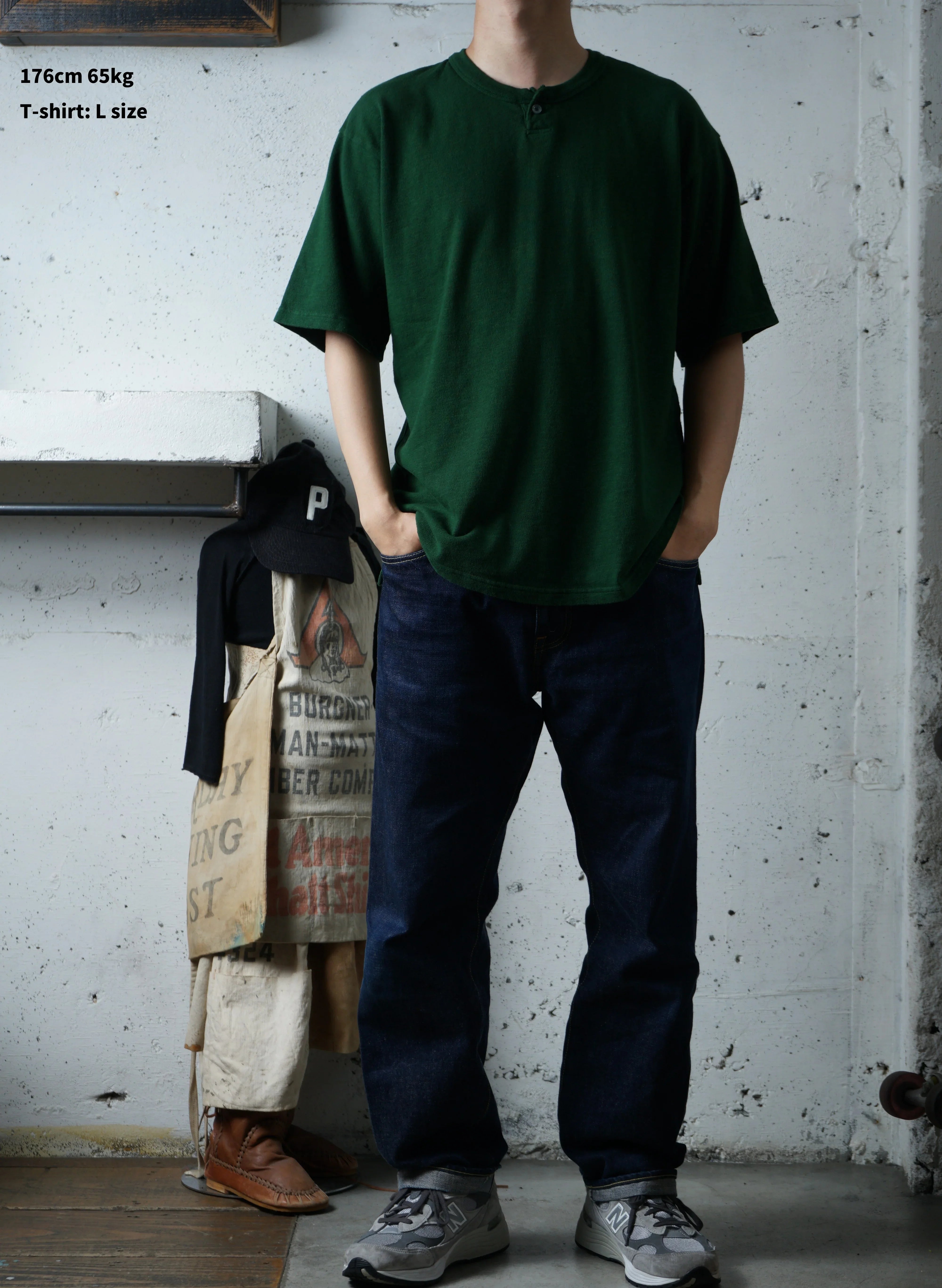 Cotton Wide Henley Tshirt - DEVISE FACTORY