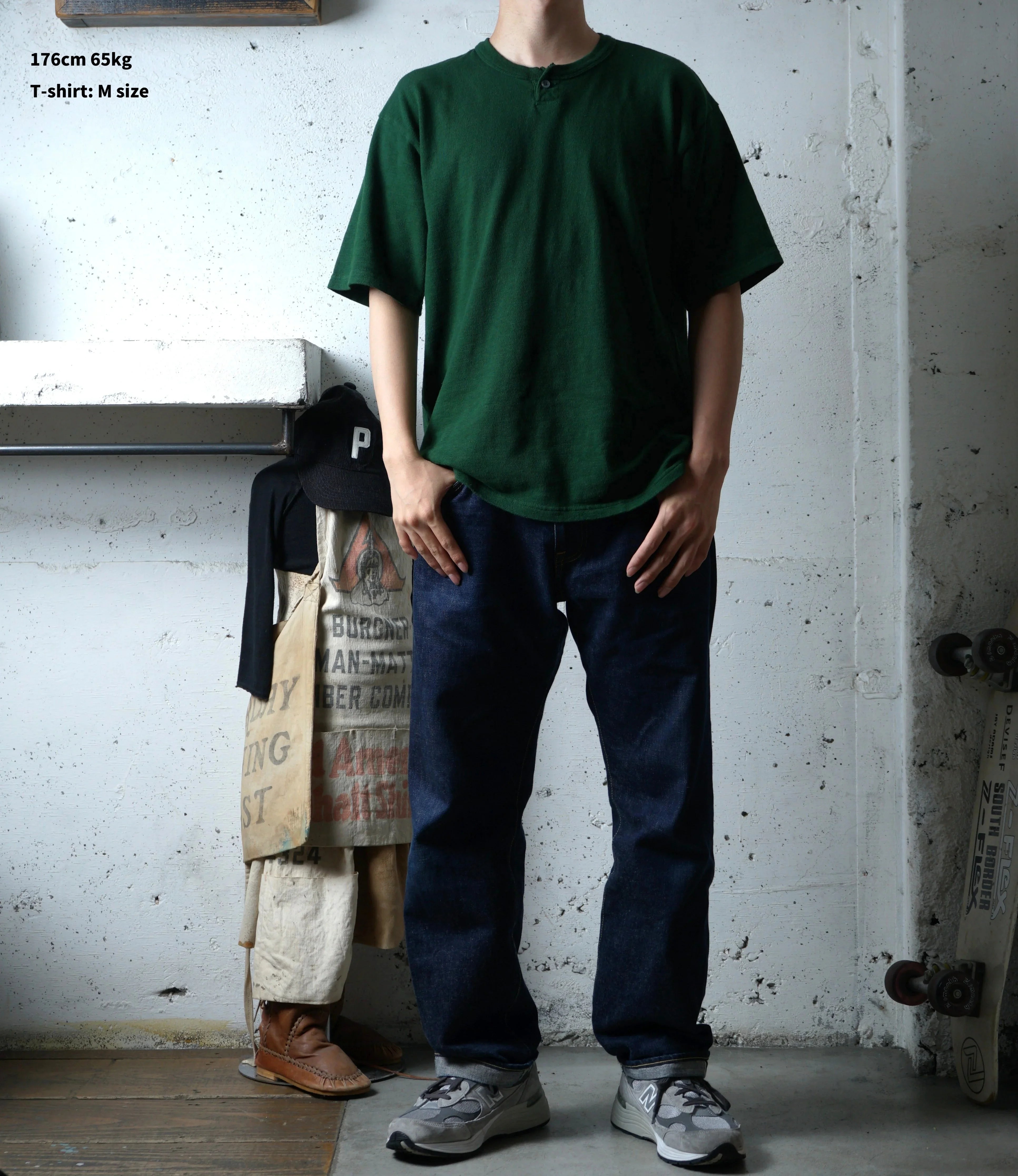 Cotton Wide Henley Tshirt - DEVISE FACTORY