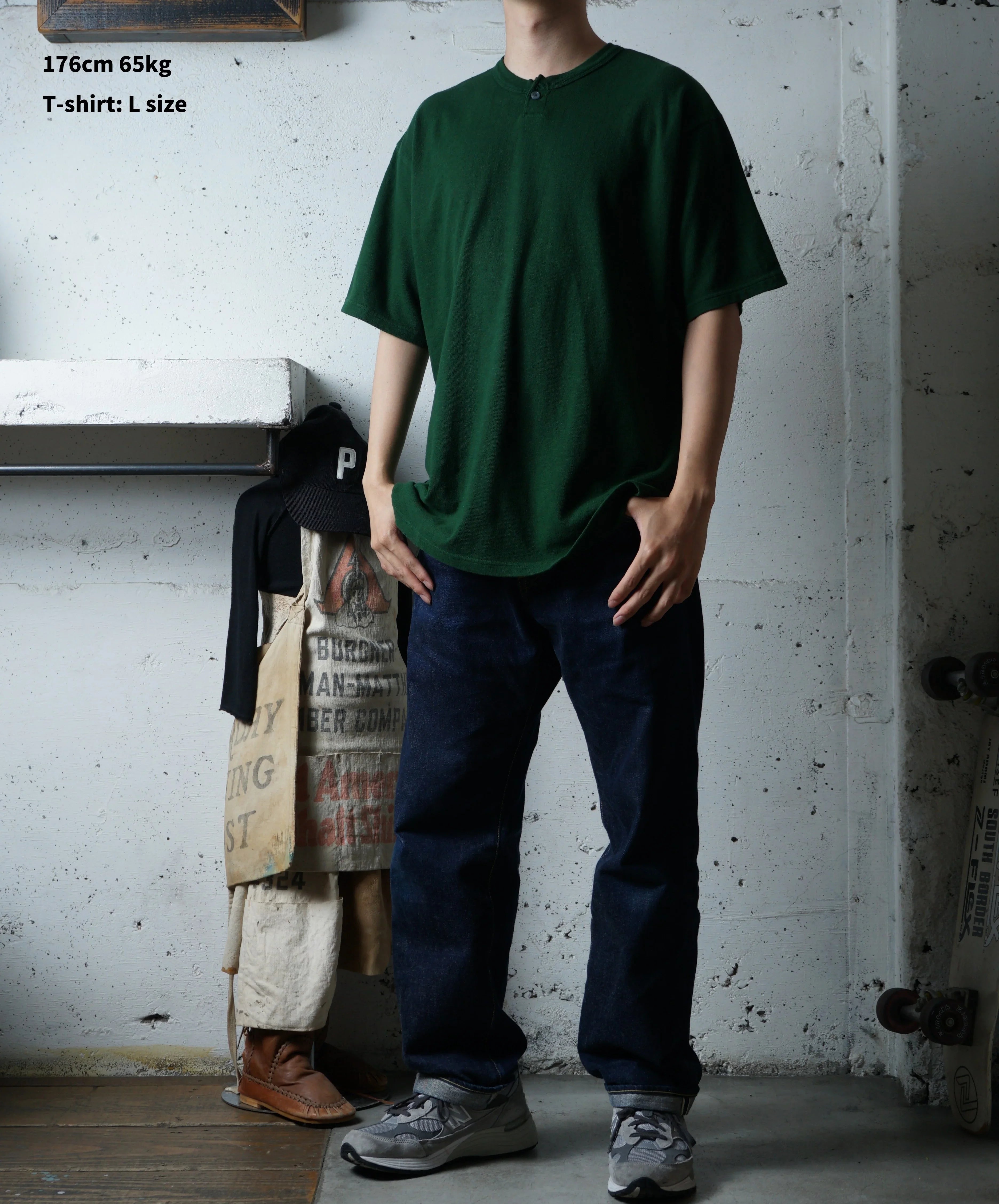Cotton Wide Henley Tshirt - DEVISE FACTORY