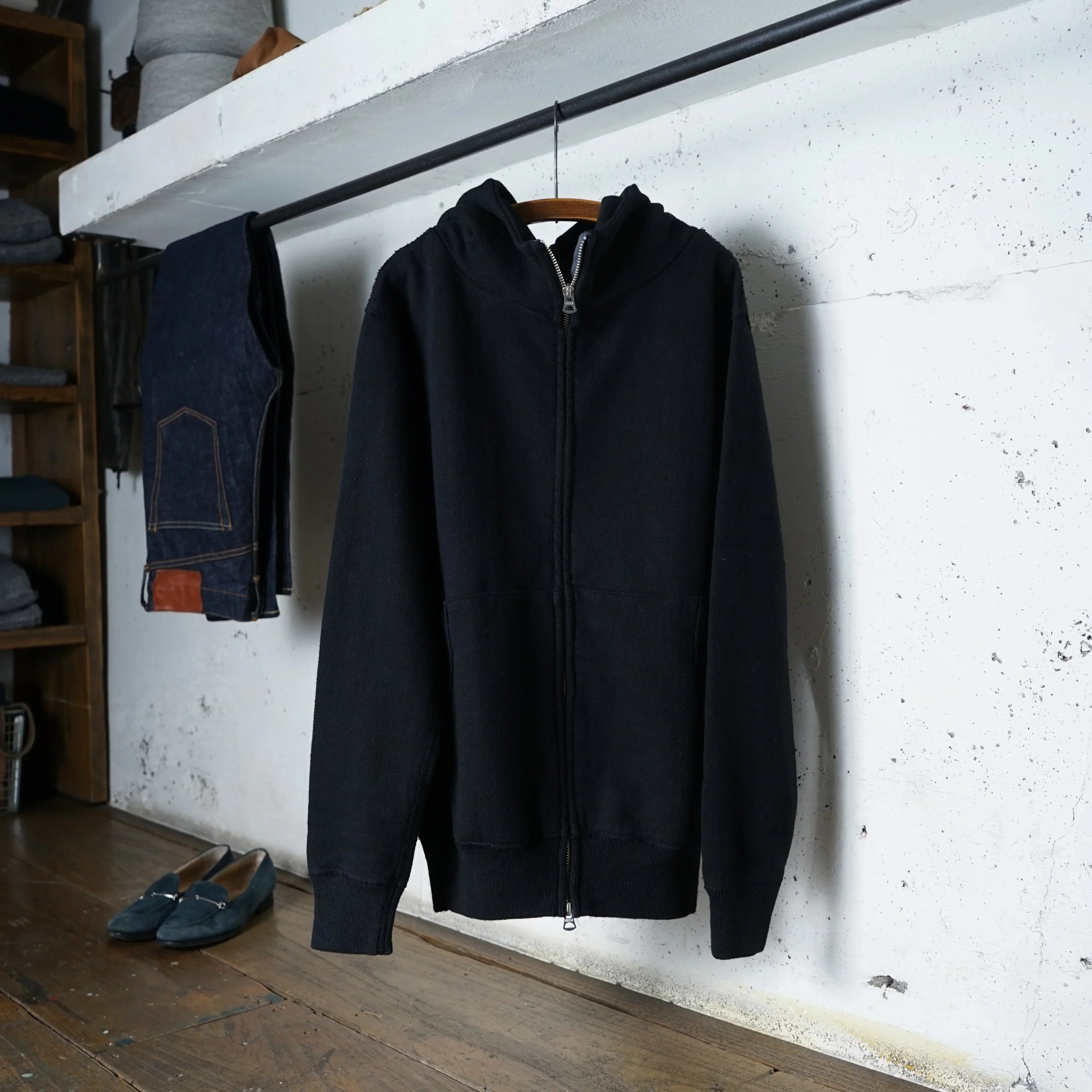 DF012: Cotton Zip Hoodie - DEVISE FACTORY
