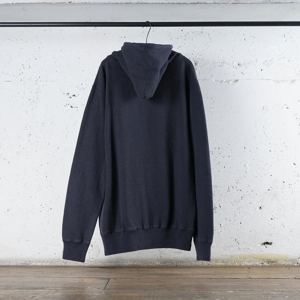 Cotton Zip Hoodie with Label & Print - DEVISE FACTORY