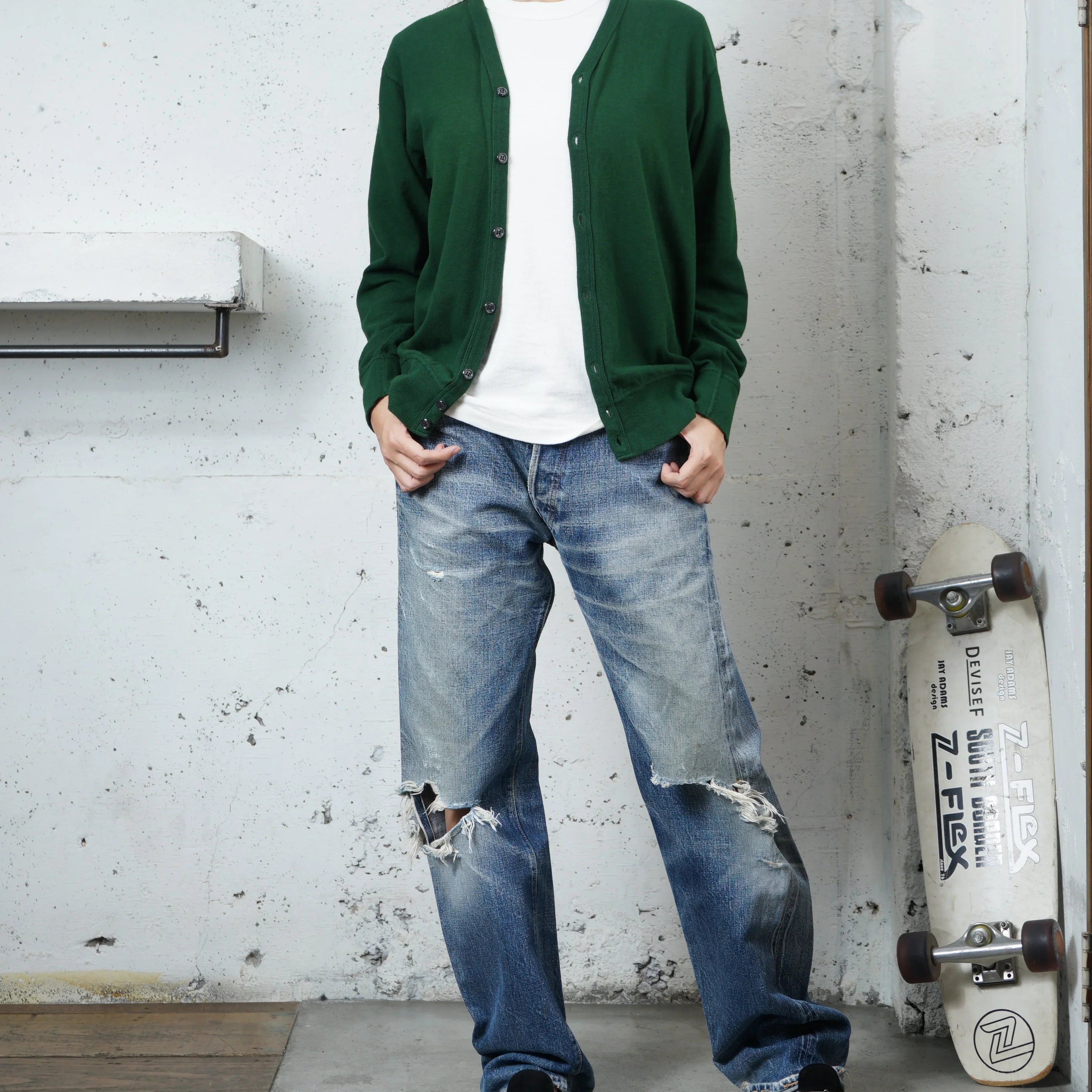 Cotton Relaxed Cardigan - DEVISE FACTORY