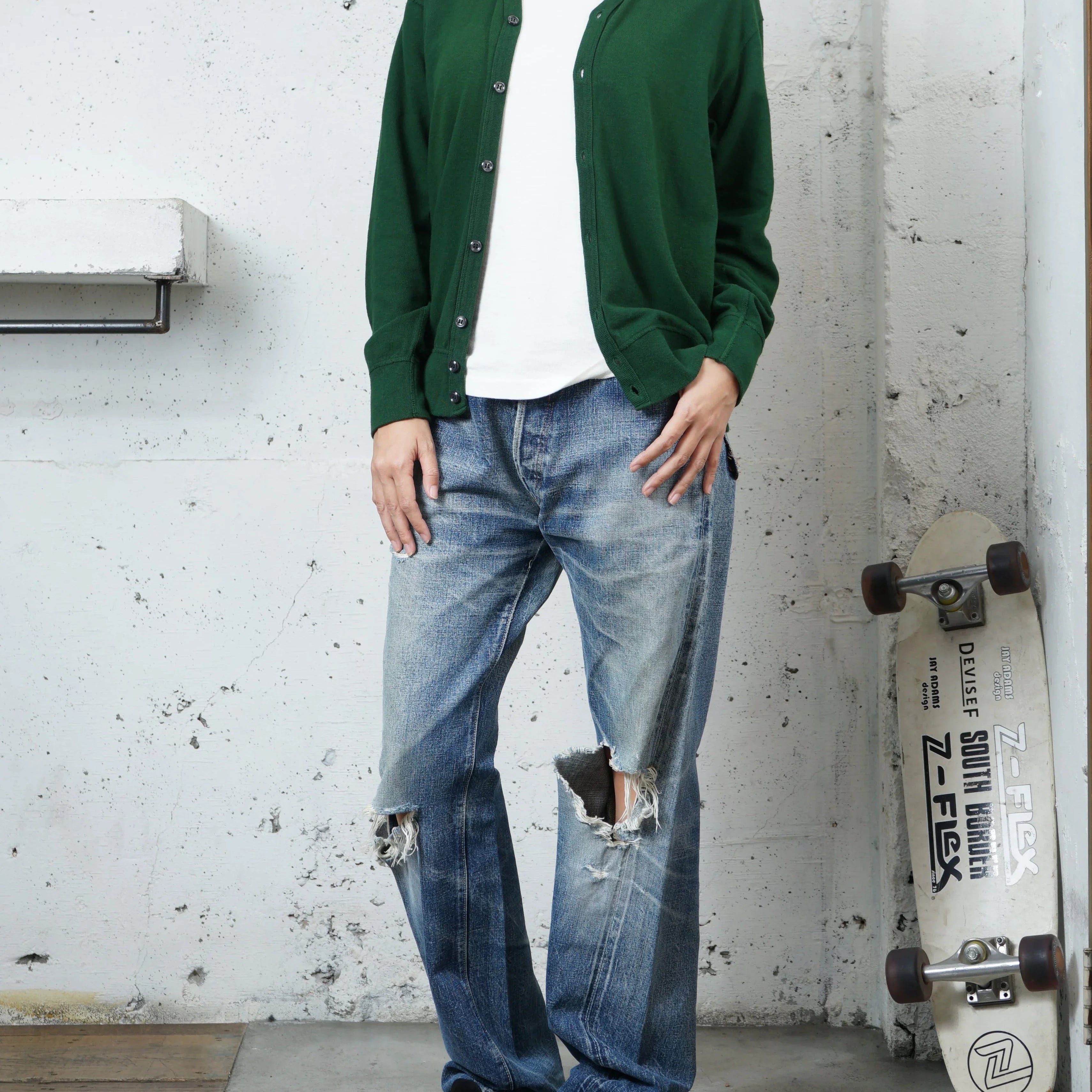 Cotton Relaxed Cardigan - DEVISE FACTORY