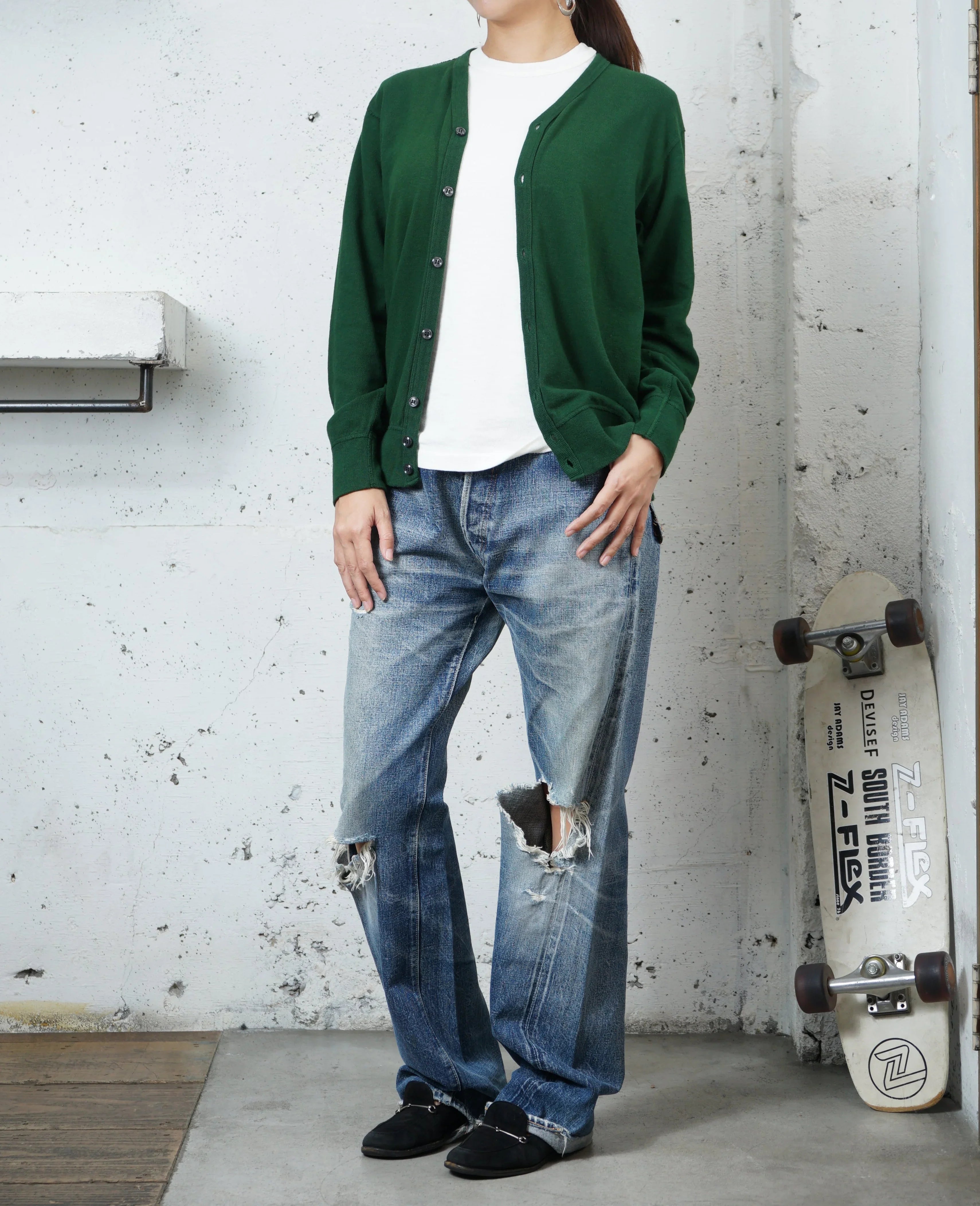 Cotton Relaxed Cardigan - DEVISE FACTORY