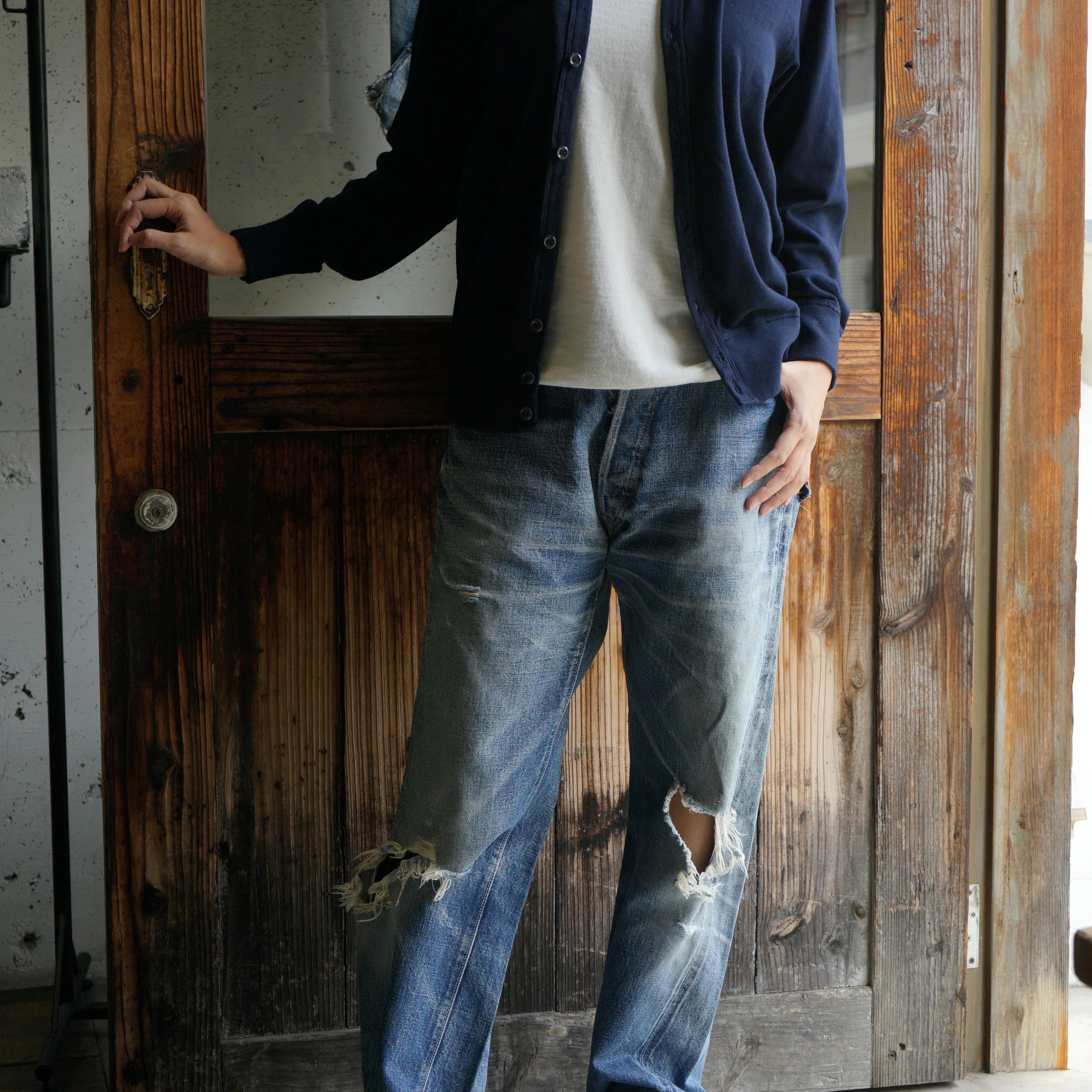Cotton Relaxed Cardigan - DEVISE FACTORY