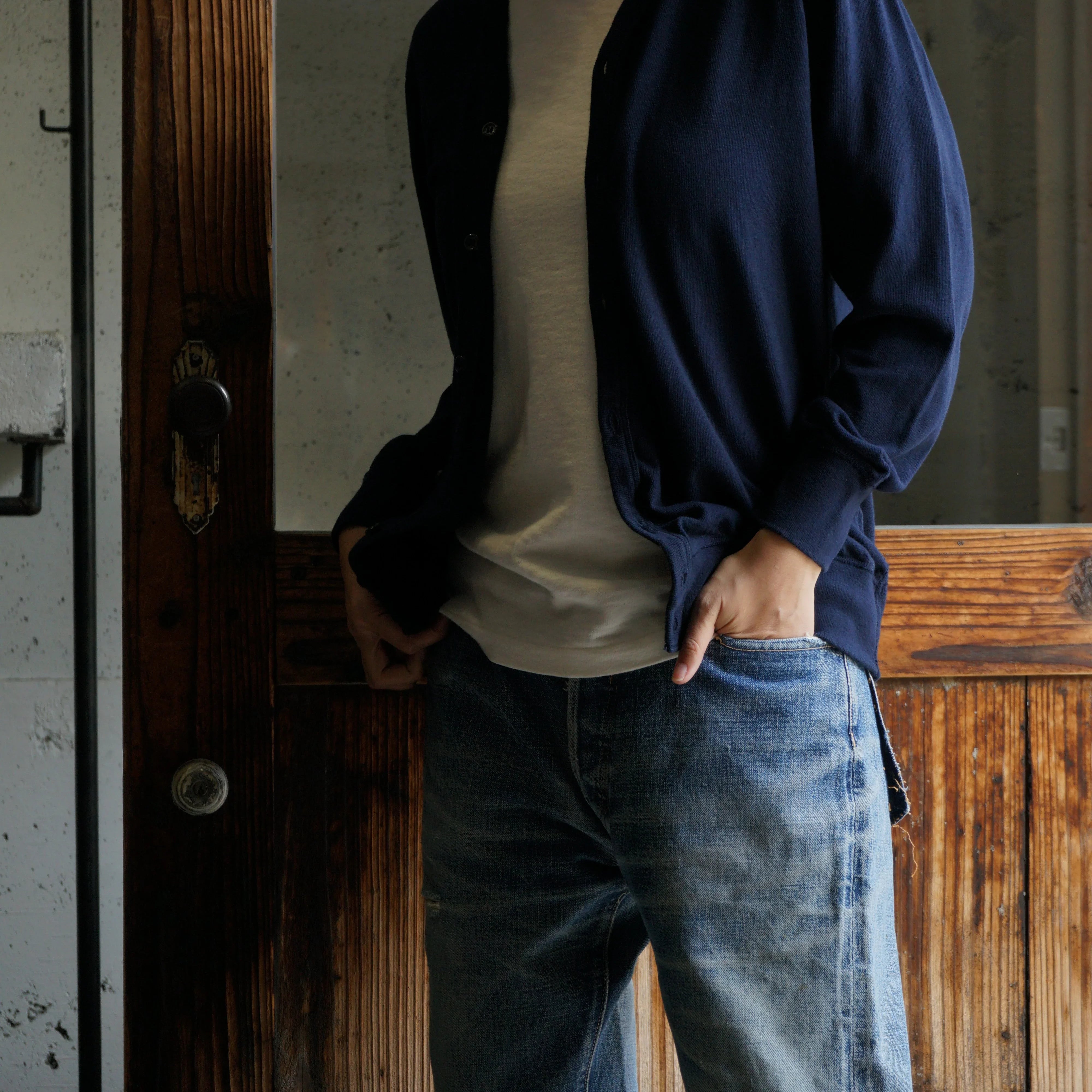 Cotton Relaxed Cardigan - DEVISE FACTORY