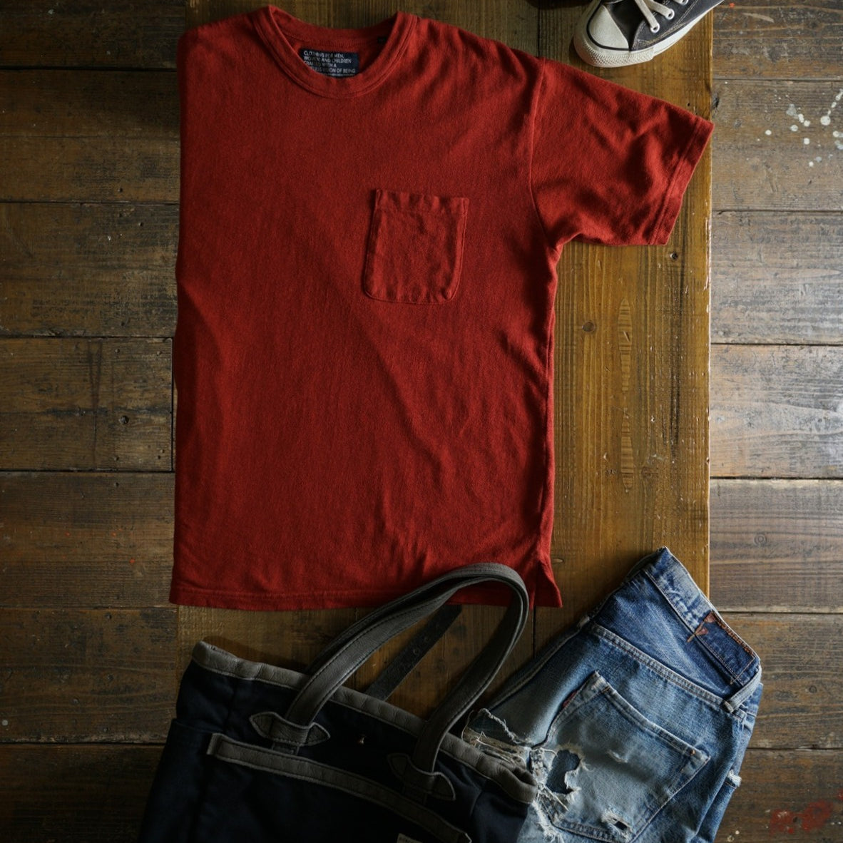 Cotton Wide Pocket Tshirt - DEVISE FACTORY