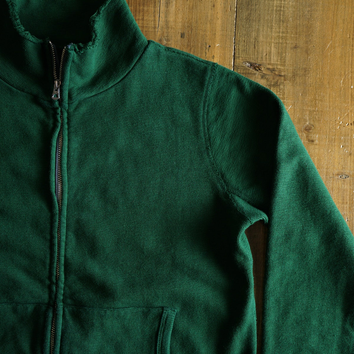 Cotton Relaxed Zip Jacket - DEVISE FACTORY