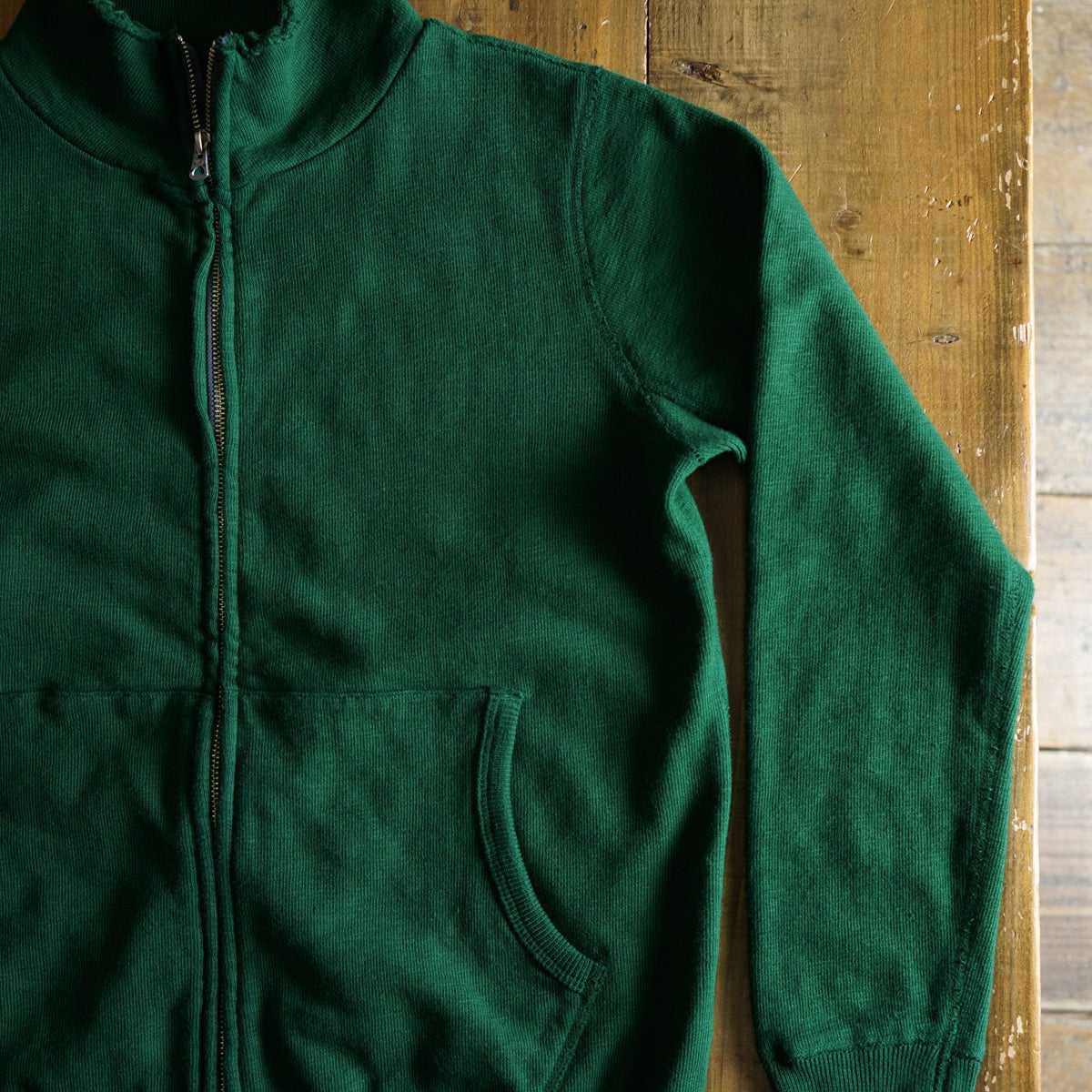Cotton Relaxed Zip Jacket - DEVISE FACTORY