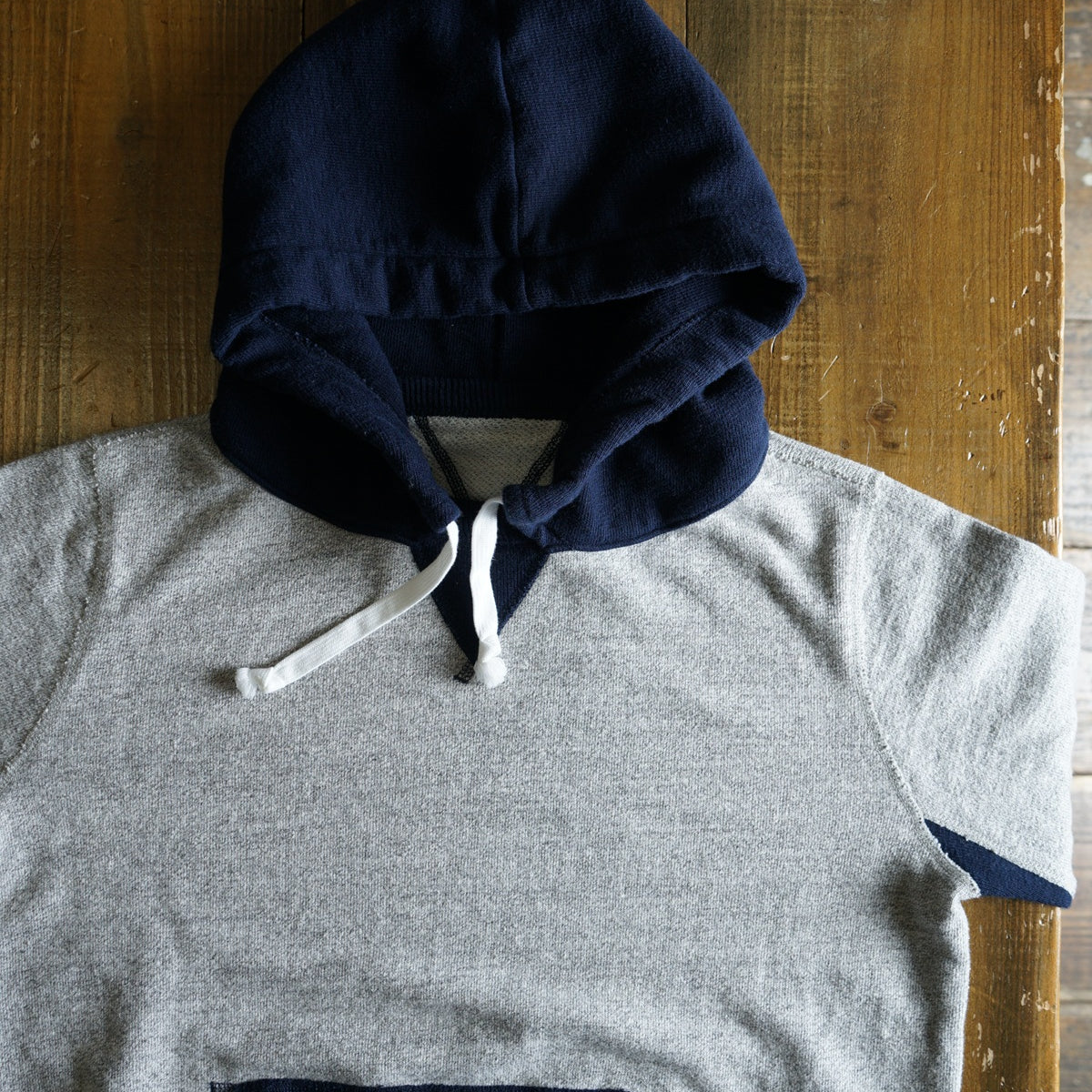Cotton Relaxed After-Hood Sweatshirt (Melange) - DEVISE FACTORY