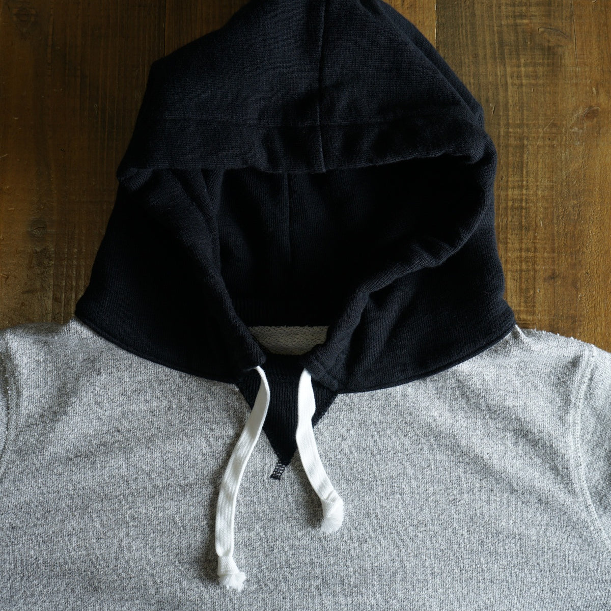 Cotton Relaxed After-Hood Sweatshirt (Melange) - DEVISE FACTORY