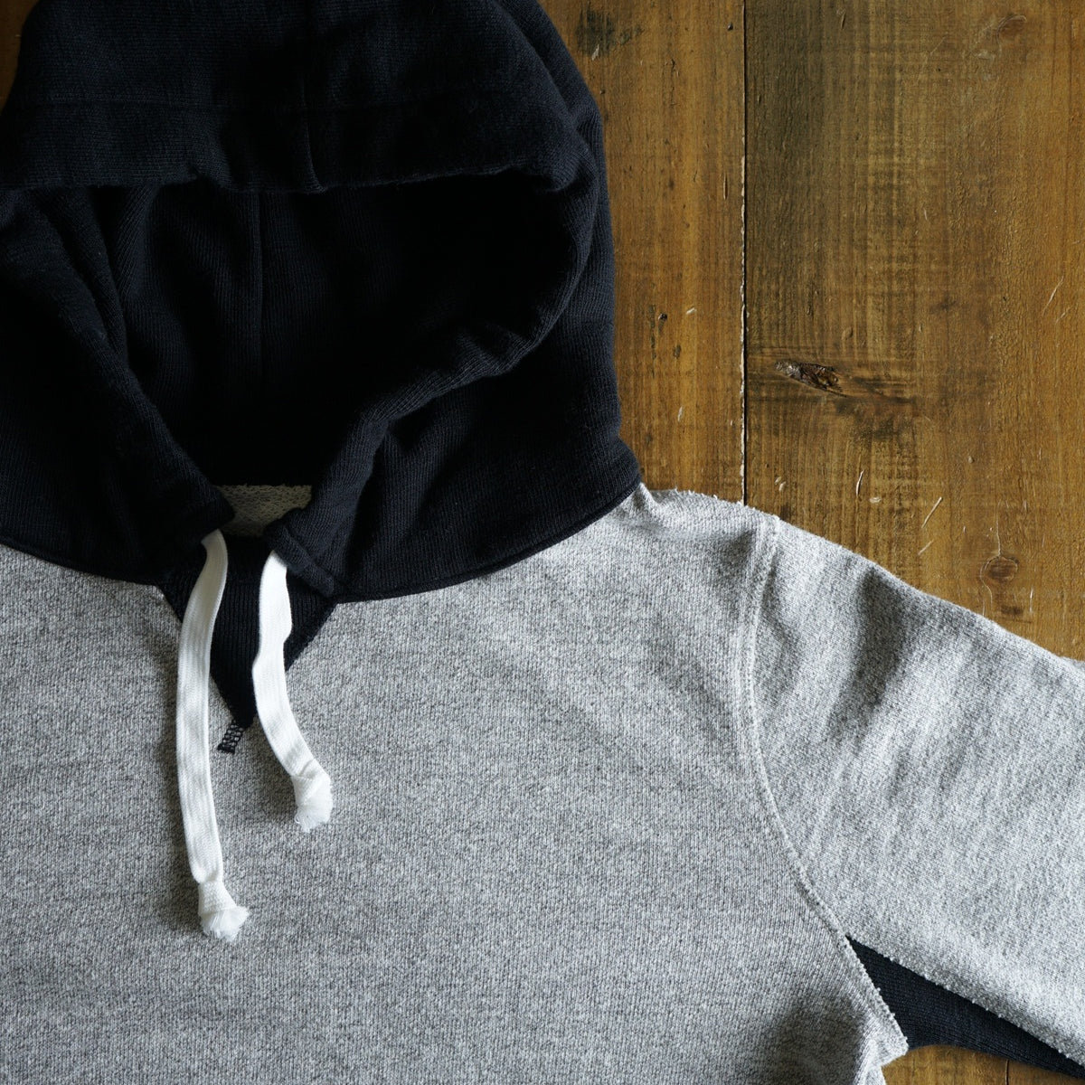 Cotton Relaxed After-Hood Sweatshirt (Melange) - DEVISE FACTORY