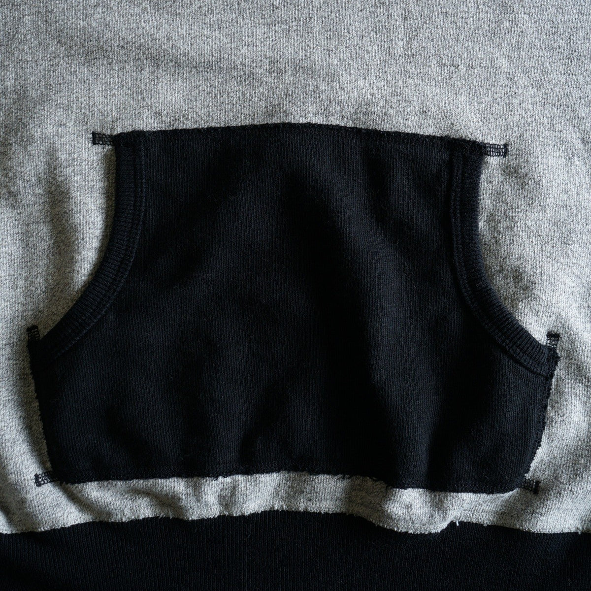 Cotton Relaxed After-Hood Sweatshirt (Melange) - DEVISE FACTORY