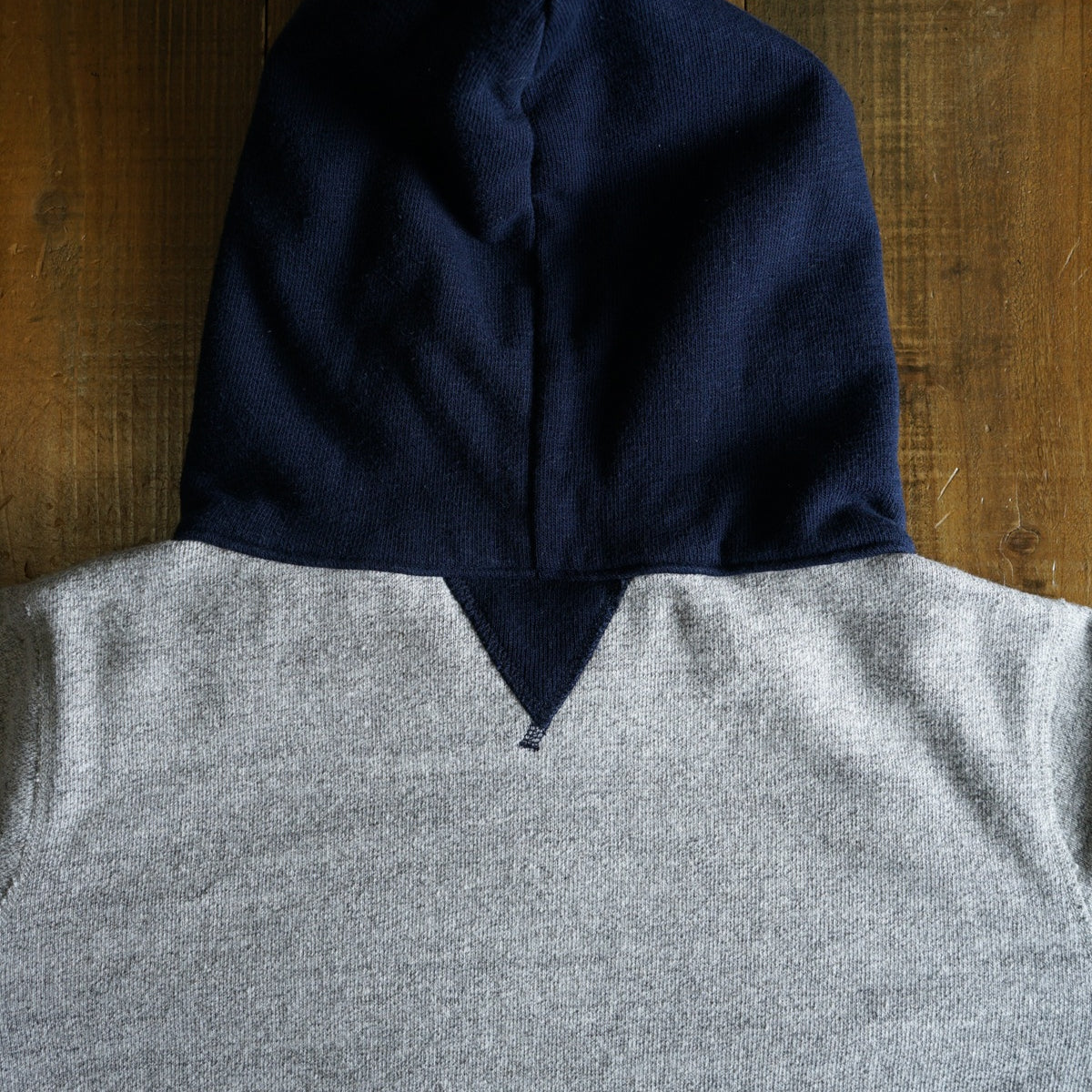 Cotton Relaxed After-Hood Sweatshirt (Melange) - DEVISE FACTORY