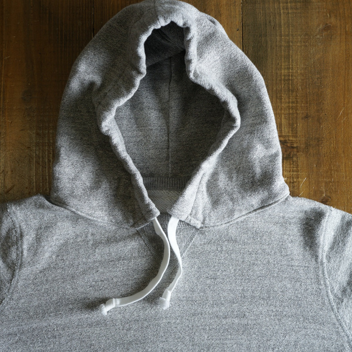 Cotton Relaxed After-Hood Sweatshirt (Melange) - DEVISE FACTORY