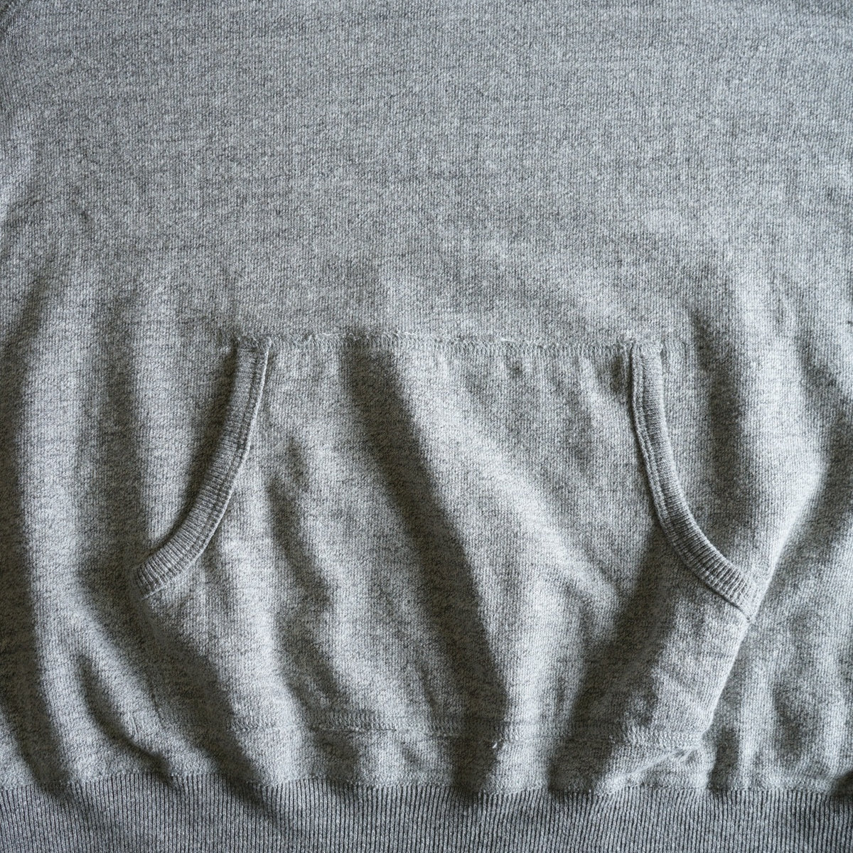 Cotton Relaxed After-Hood Sweatshirt (Melange) - DEVISE FACTORY
