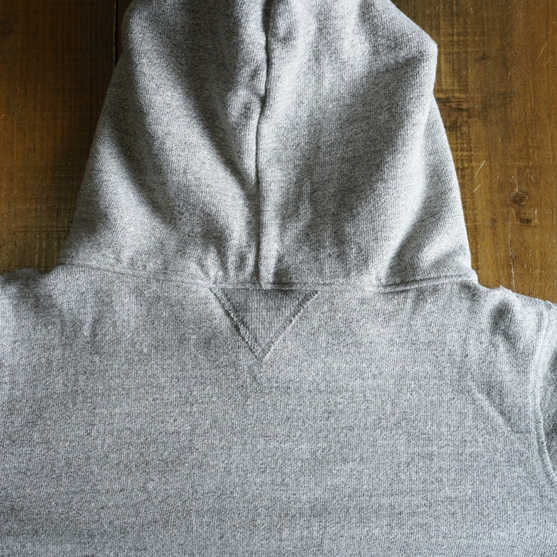 Cotton Relaxed After-Hood Sweatshirt (Melange) - DEVISE FACTORY