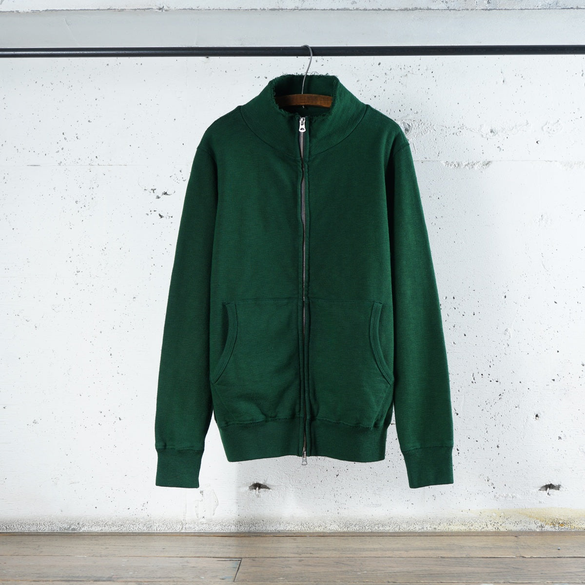 Cotton Relaxed Zip Jacket - DEVISE FACTORY