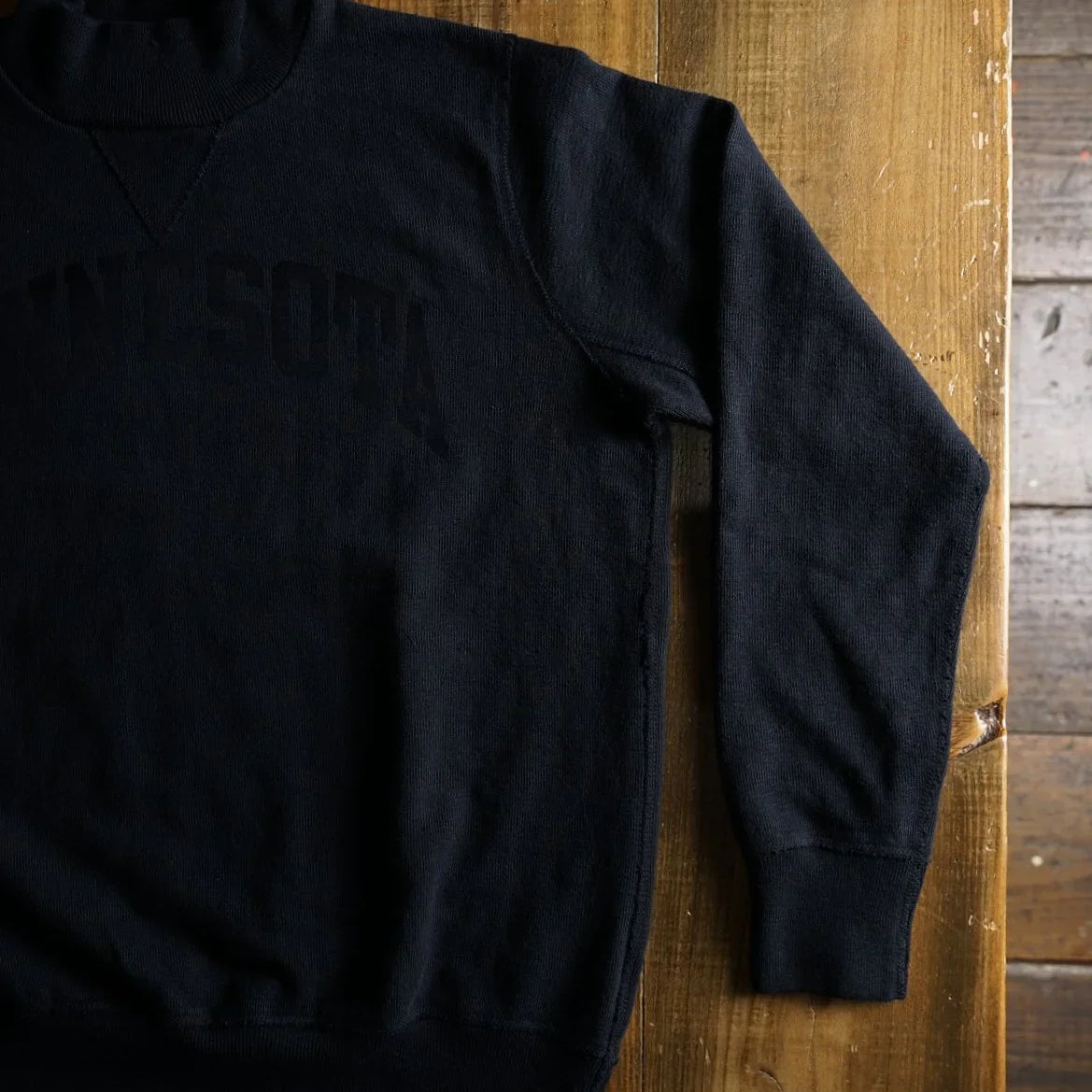 Cotton Relax High Neck Sweatshirt with Print - DEVISE FACTORY