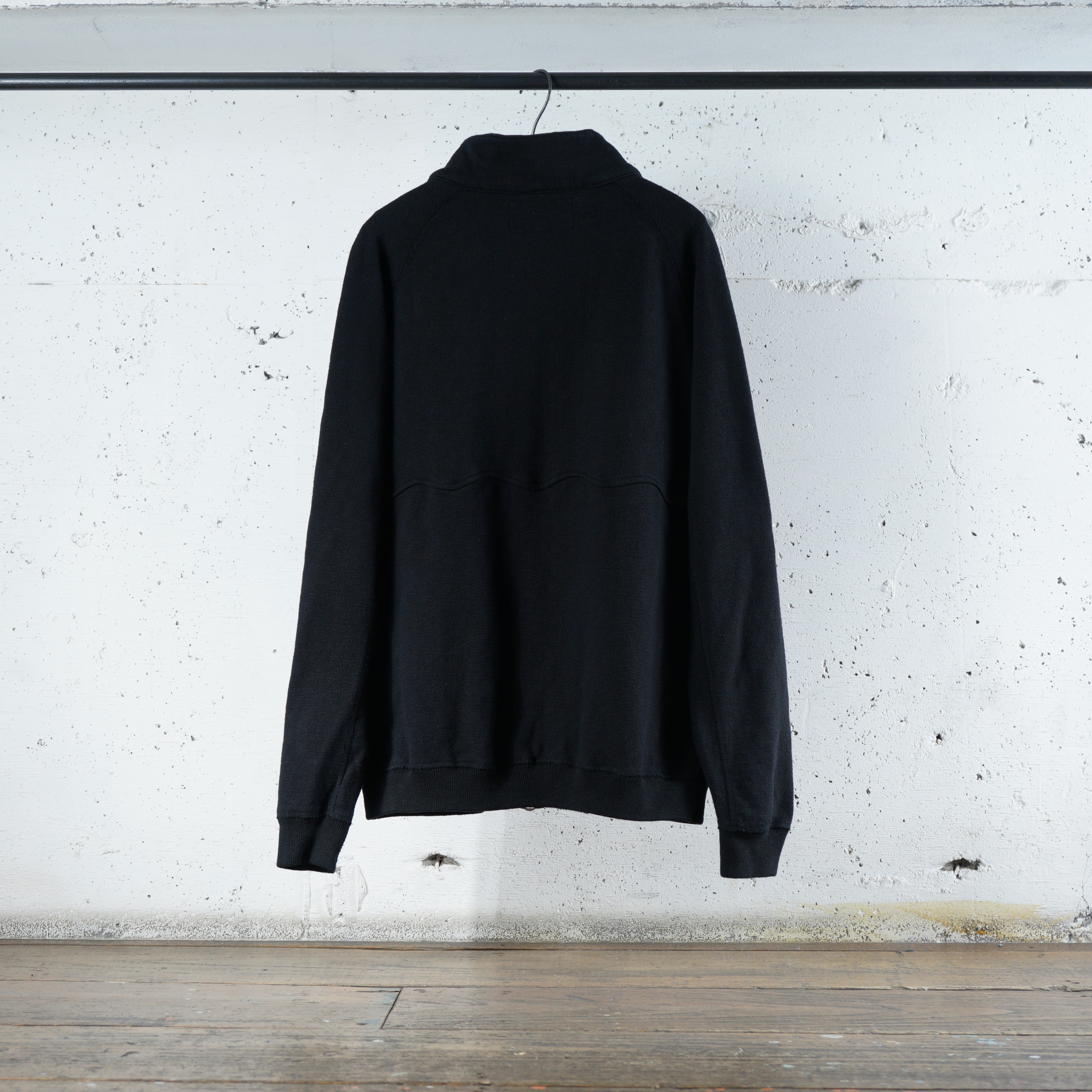 Cotton Relaxed Zip Blouson - DEVISE FACTORY