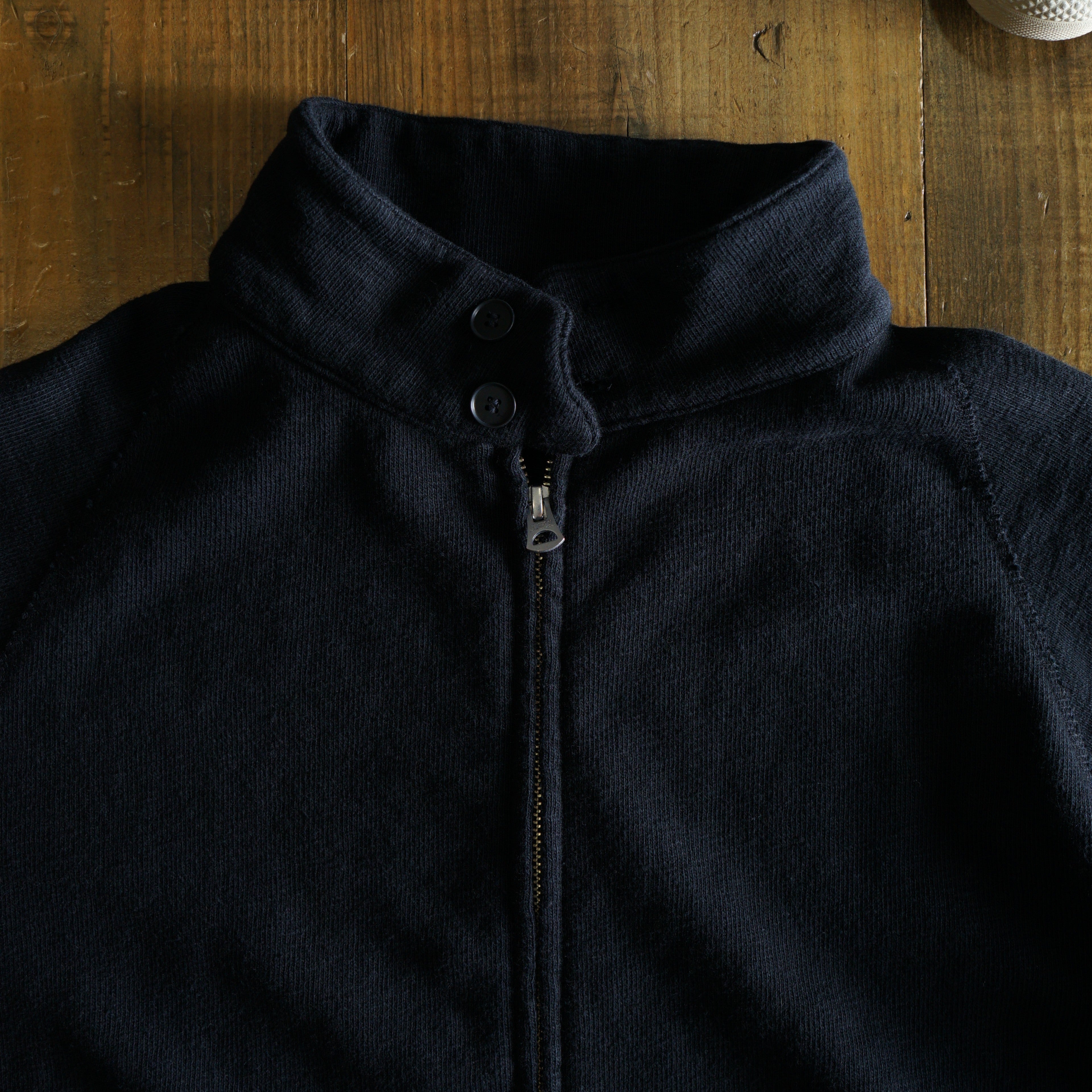 Cotton Relaxed Zip Blouson - DEVISE FACTORY