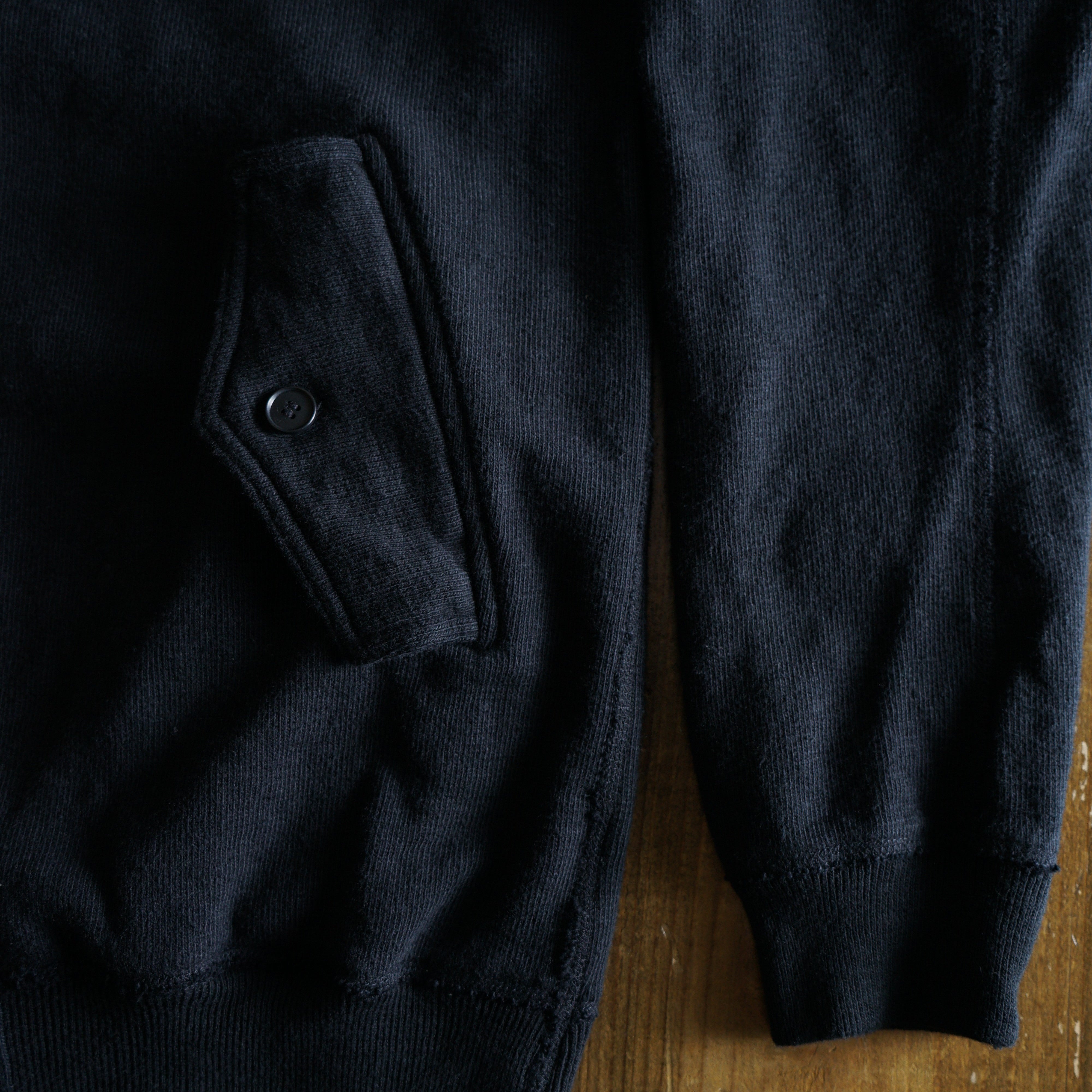 Cotton Relaxed Zip Blouson - DEVISE FACTORY