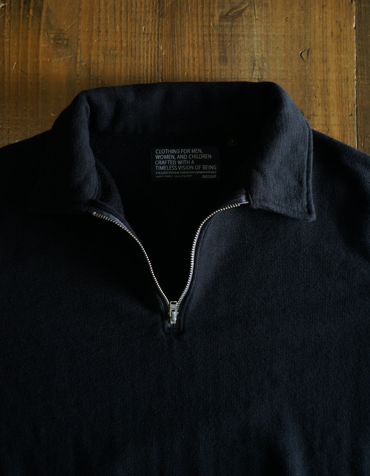Cotton Relaxed Half-Zip Sweatshirt - DEVISE FACTORY
