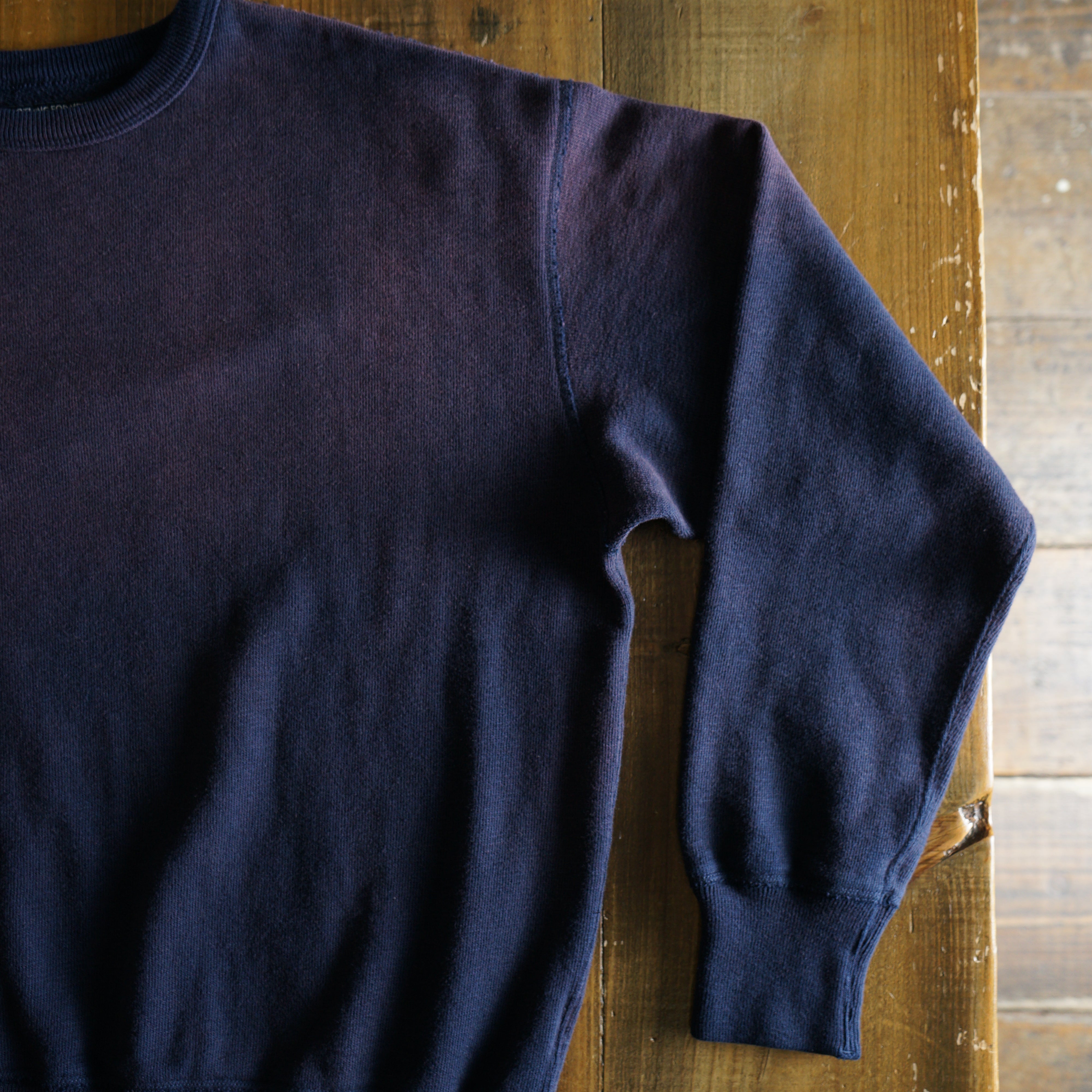 Cotton Wide Aged Sweatshirt - DEVISE FACTORY