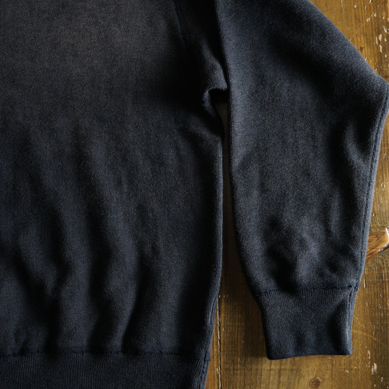 Cotton Wide Aged Sweatshirt - DEVISE FACTORY