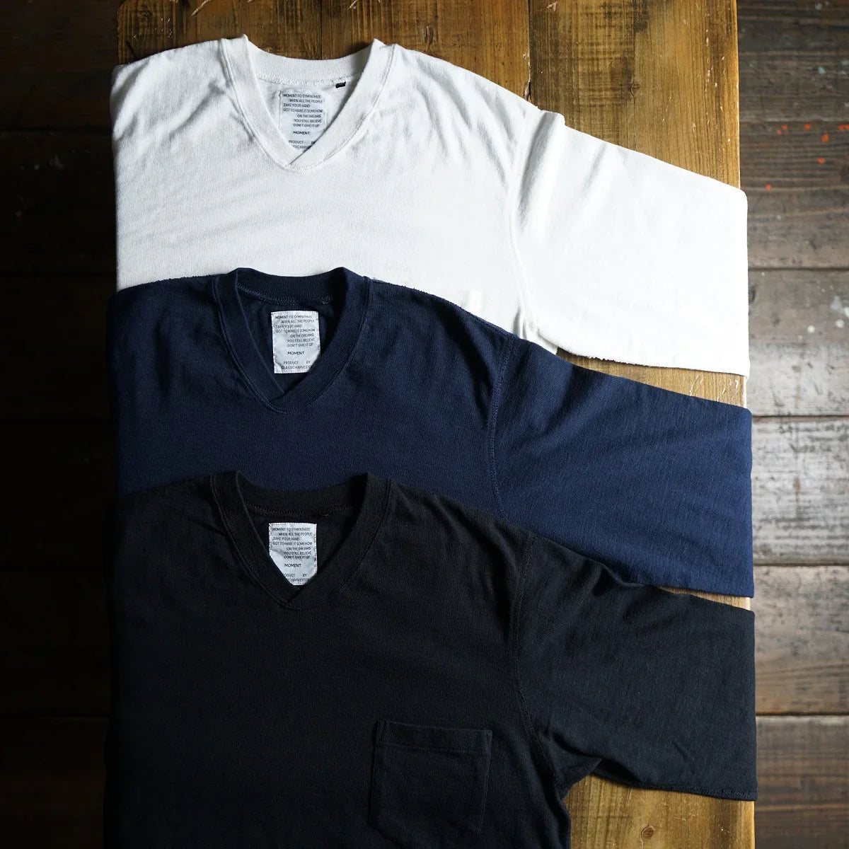 Cotton Relax V Long Sleeve Tshirt - DEVISE FACTORY