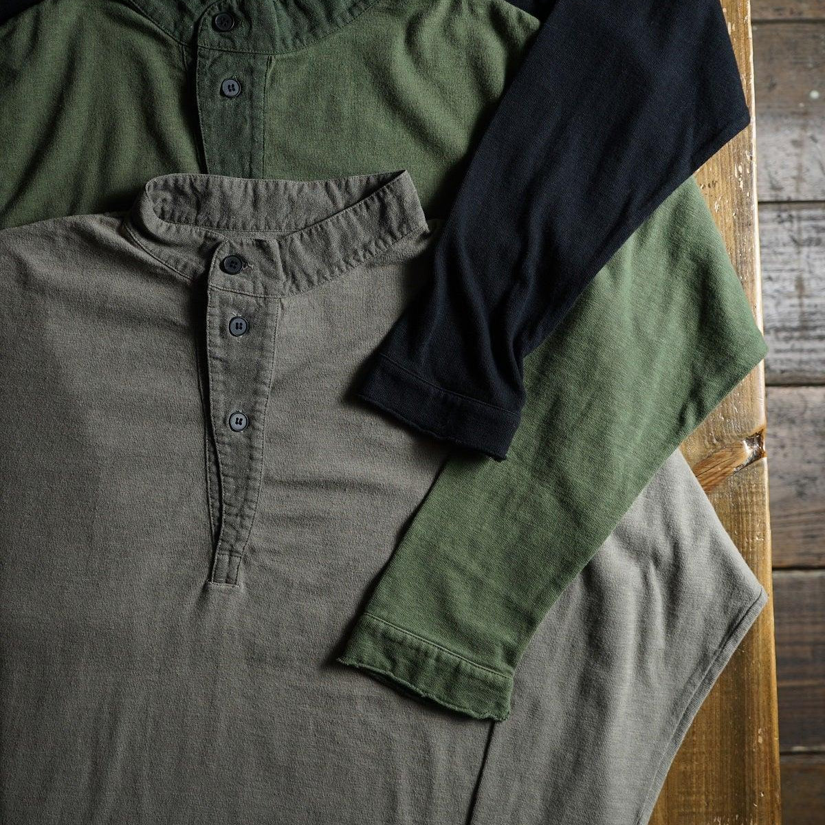 Cotton Relax ARMY Long Sleeve Tshirt - DEVISE FACTORY