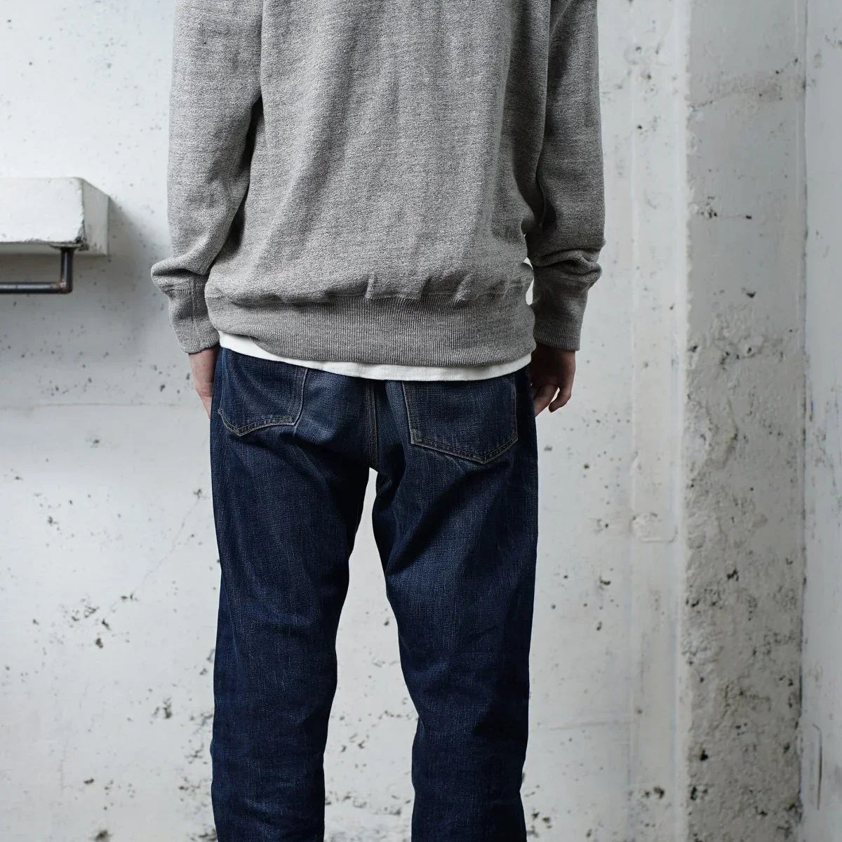 Cotton Relax High Neck Sweatshirt - DEVISE FACTORY