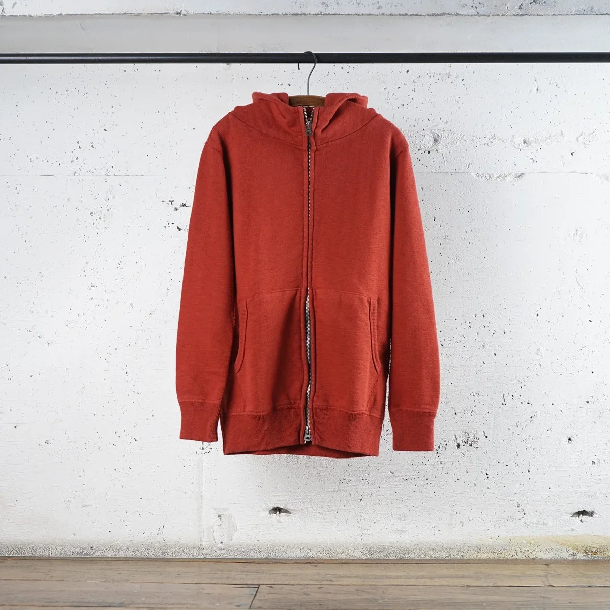 Cotton Zip Hoodie with Print (XS) - DEVISE FACTORY