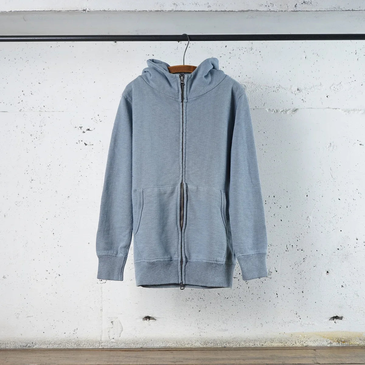 Cotton Zip Hoodie with Print (XS) - DEVISE FACTORY