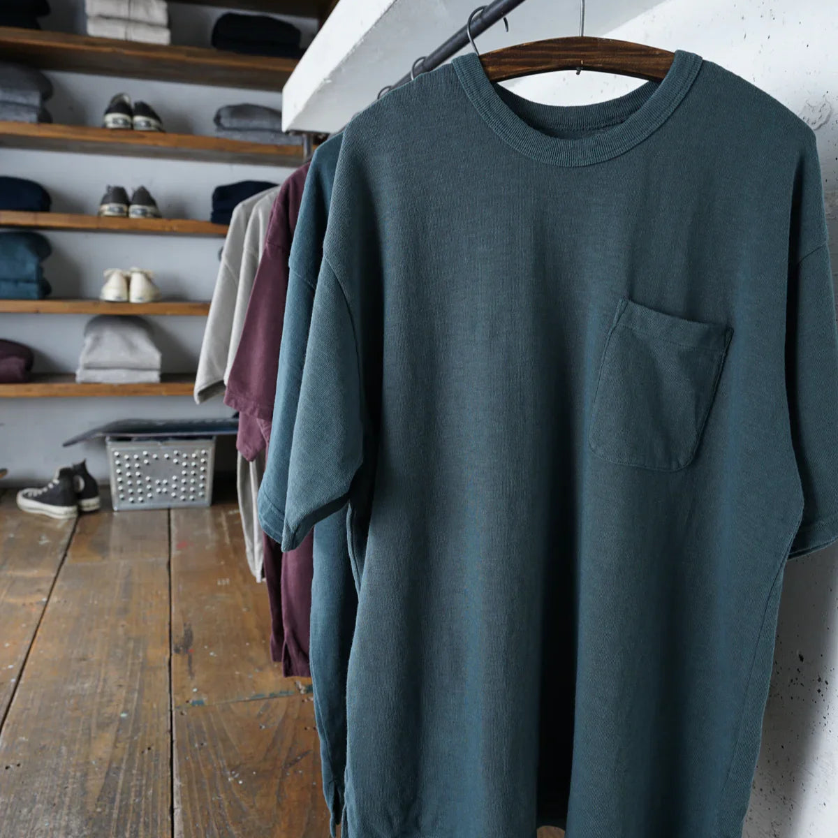 Cotton Wide Pocket Tshirt - DEVISE FACTORY
