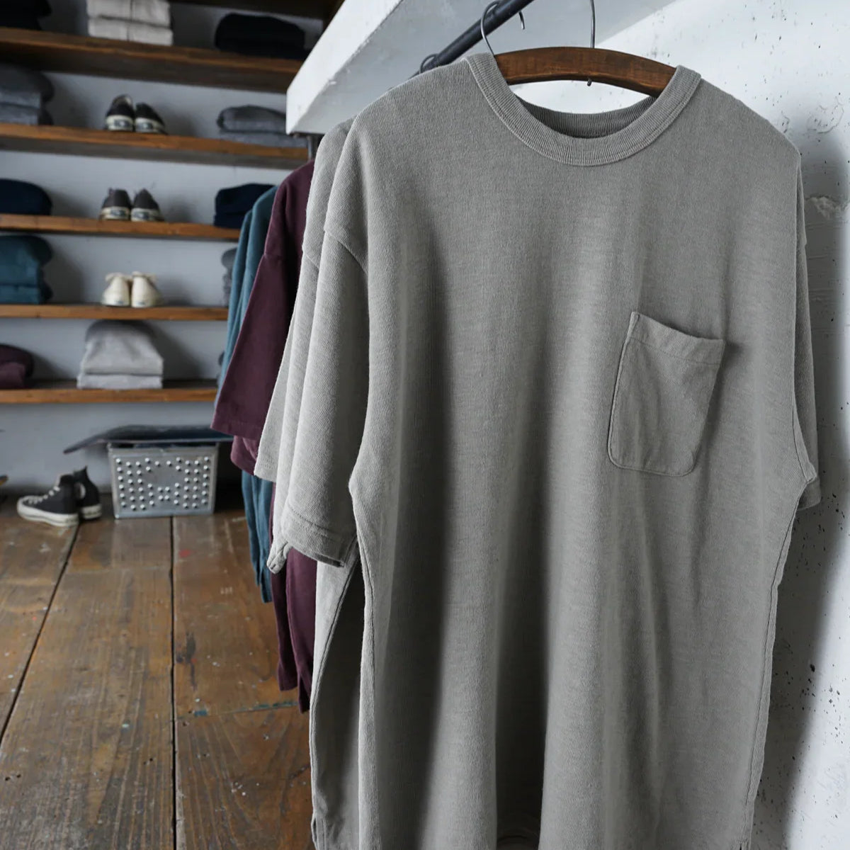 Cotton Wide Pocket Tshirt - DEVISE FACTORY