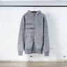 Cotton Zip Hoodie with Stencil Print - DEVISE FACTORY