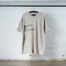 Cotton Wide Tshirt With Stencil Print