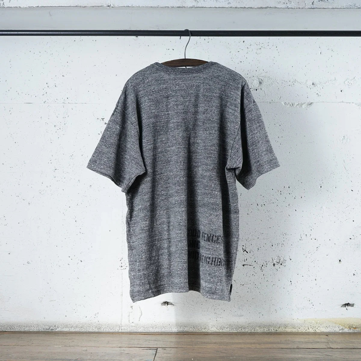Cotton Wide Tshirt With Stencil Print - DEVISE FACTORY