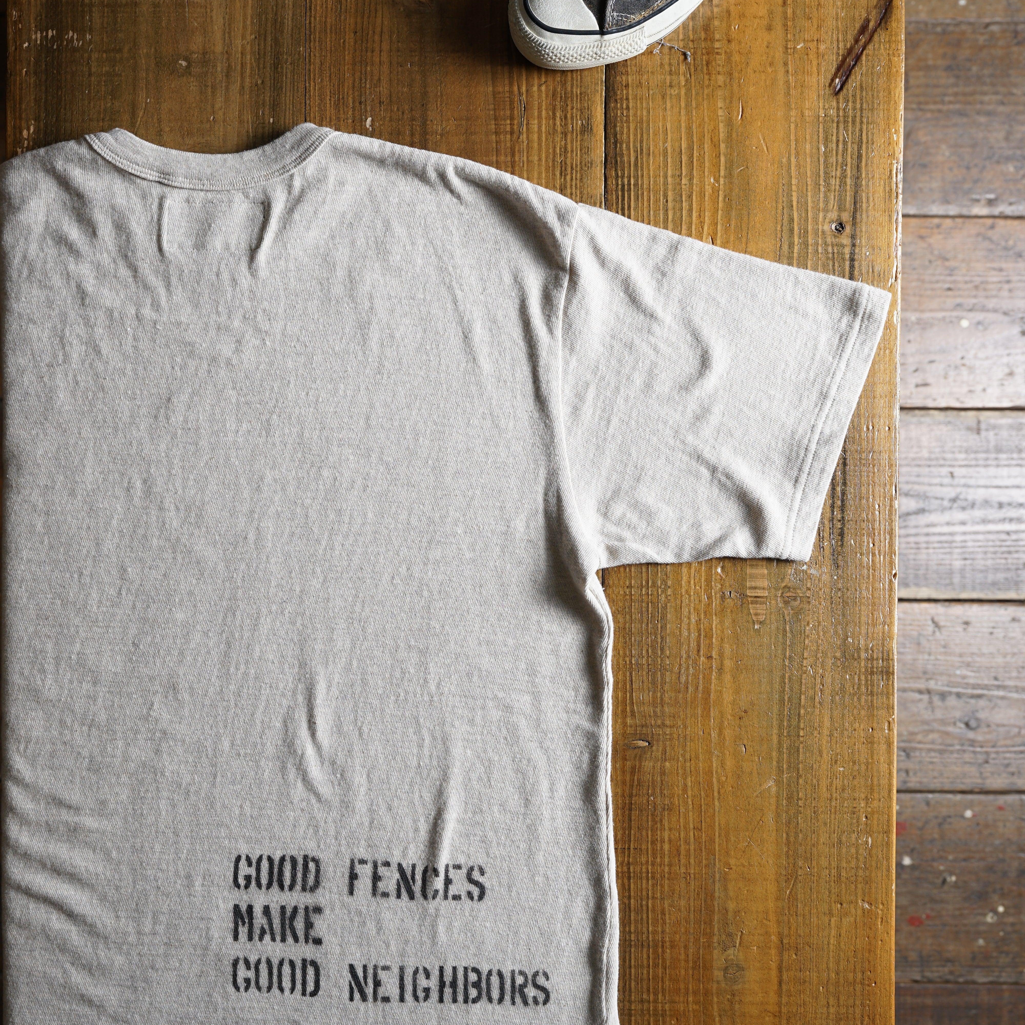 Cotton Wide Tshirt With Stencil Print - DEVISE FACTORY