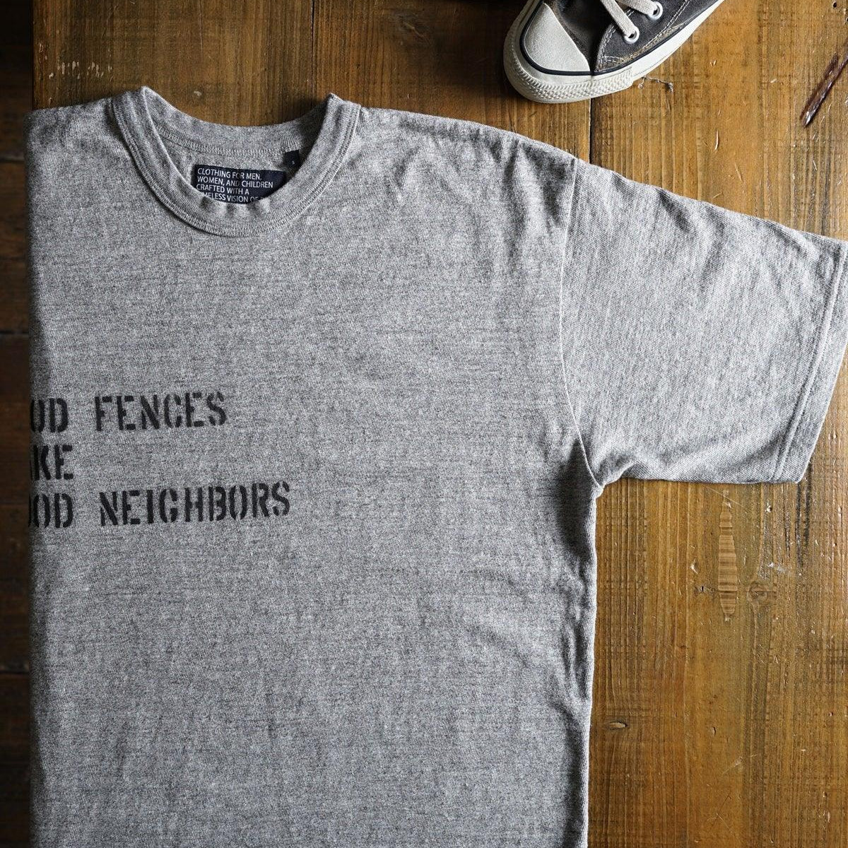 Cotton Wide Tshirt With Stencil Print - DEVISE FACTORY