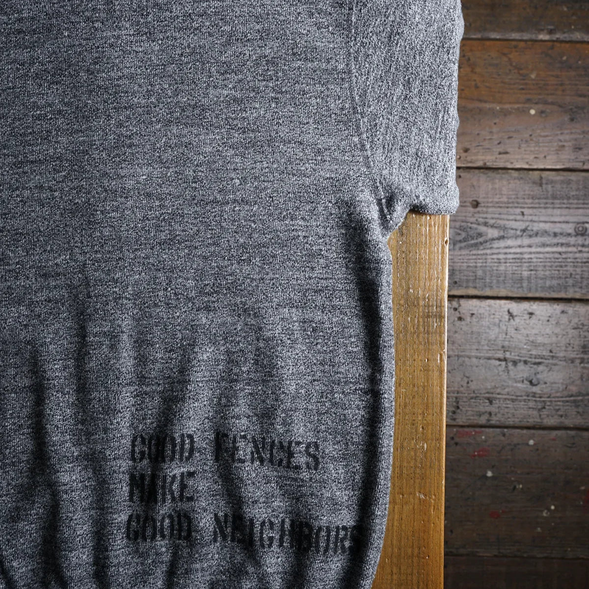 Cotton Zip Hoodie with Stencil Print - DEVISE FACTORY