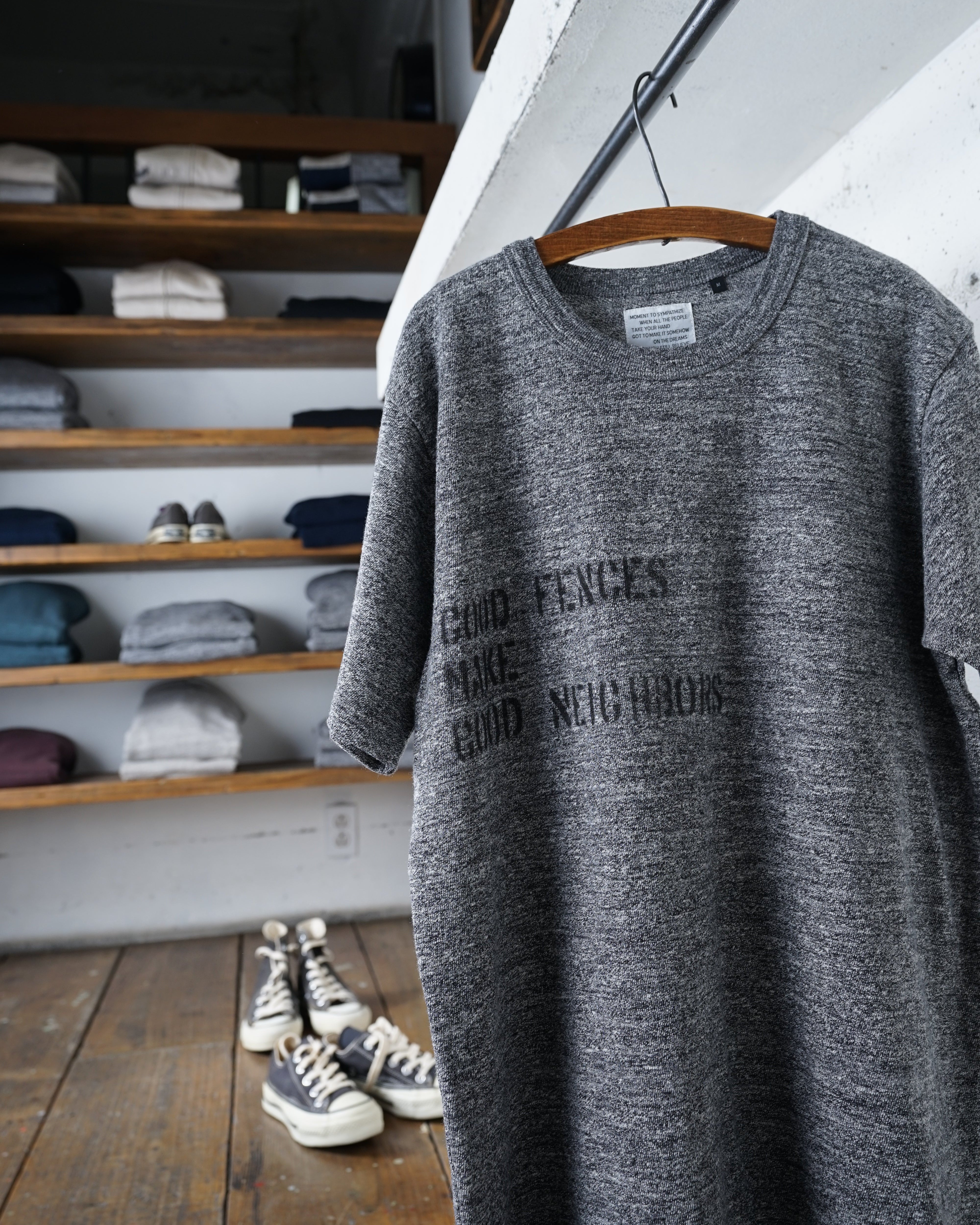 ディバイスファクトリー | Tシャツ ステンシルプリント メンズ